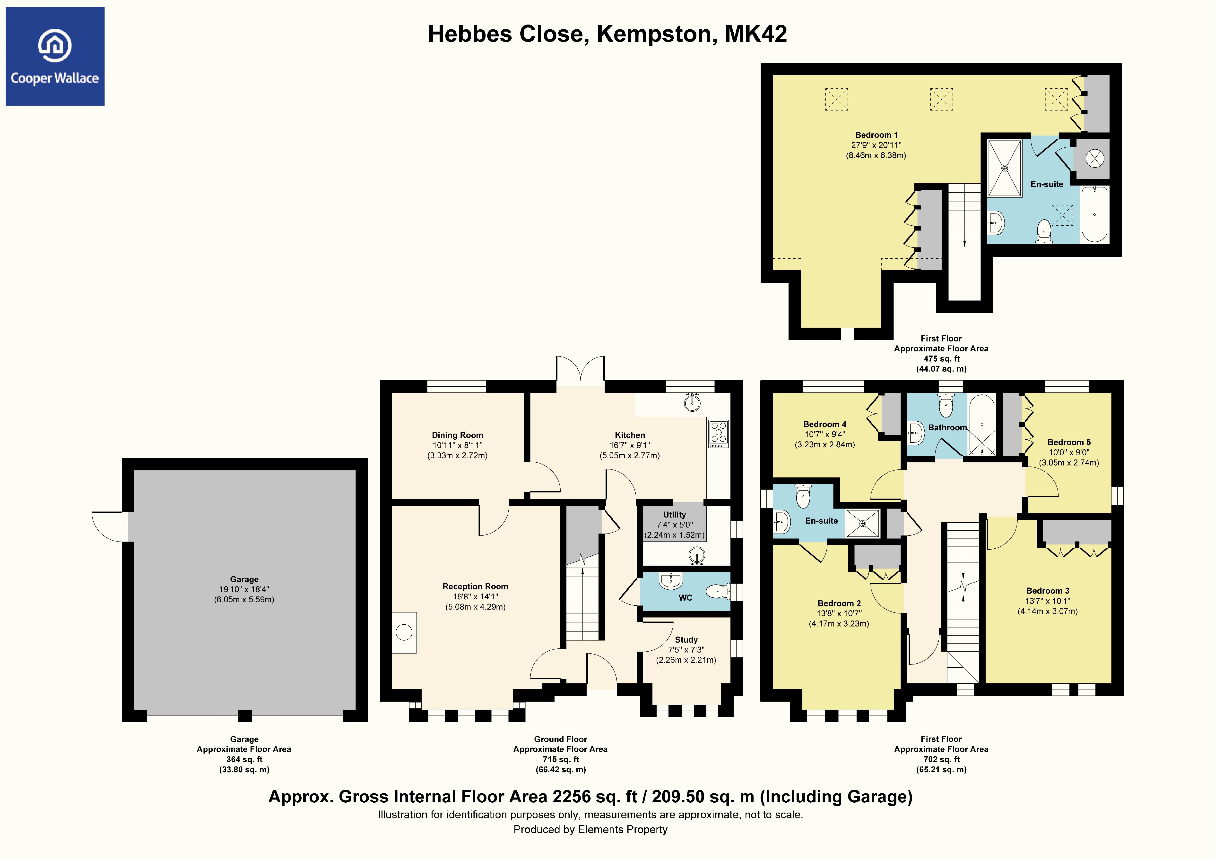 3, Hebbes Close, Bedford floorplan