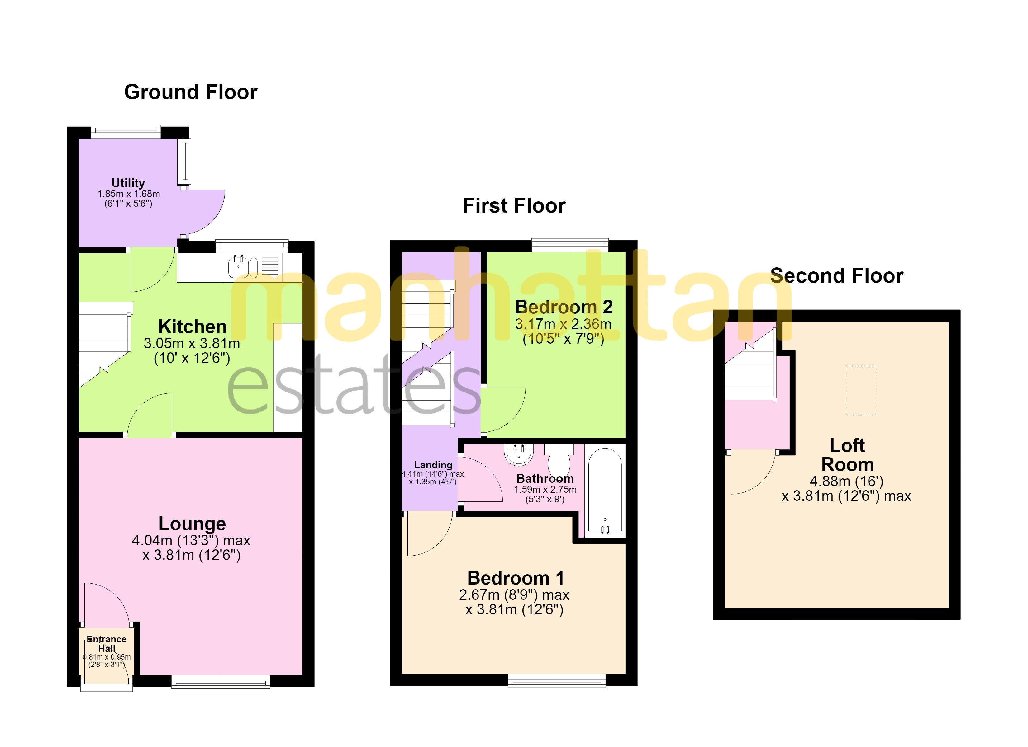 11, Vincent Street, Bolton floorplan