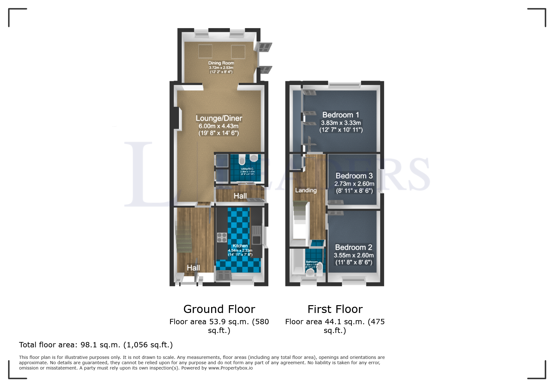 101, Kings Road, Essex floorplan