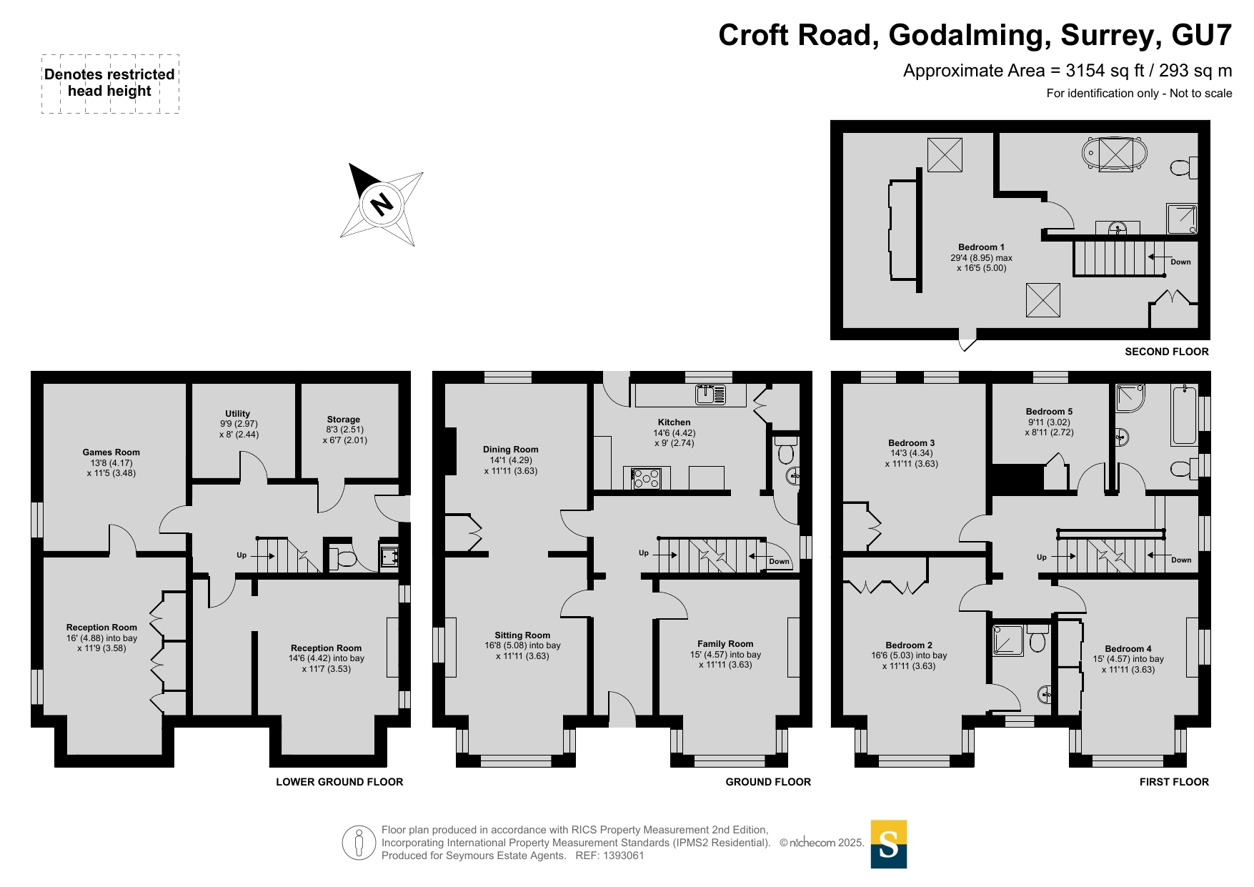 Croft Road, Godalming, Surrey, GU7 floorplan