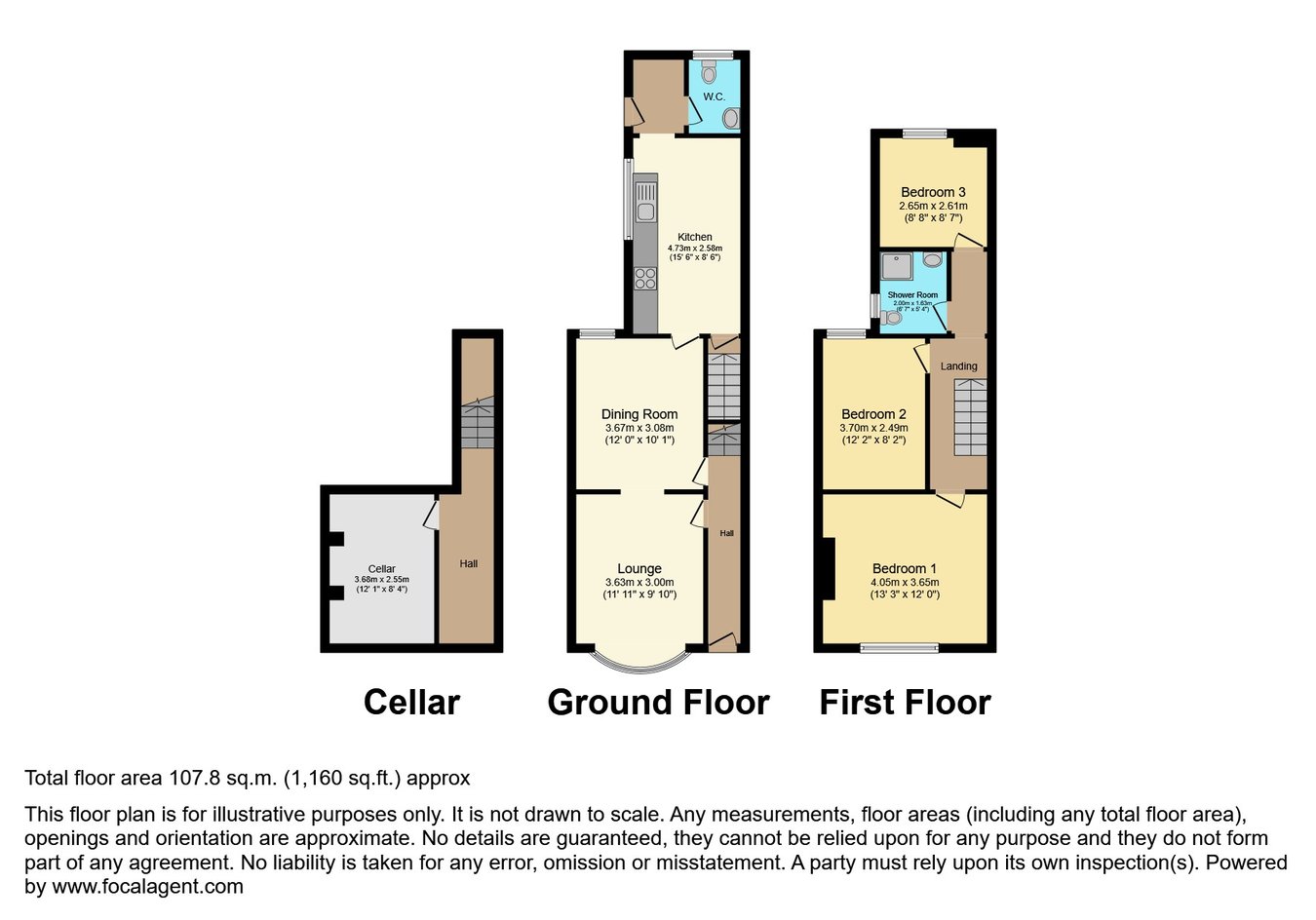 18, Lowther Road, Doncaster floorplan