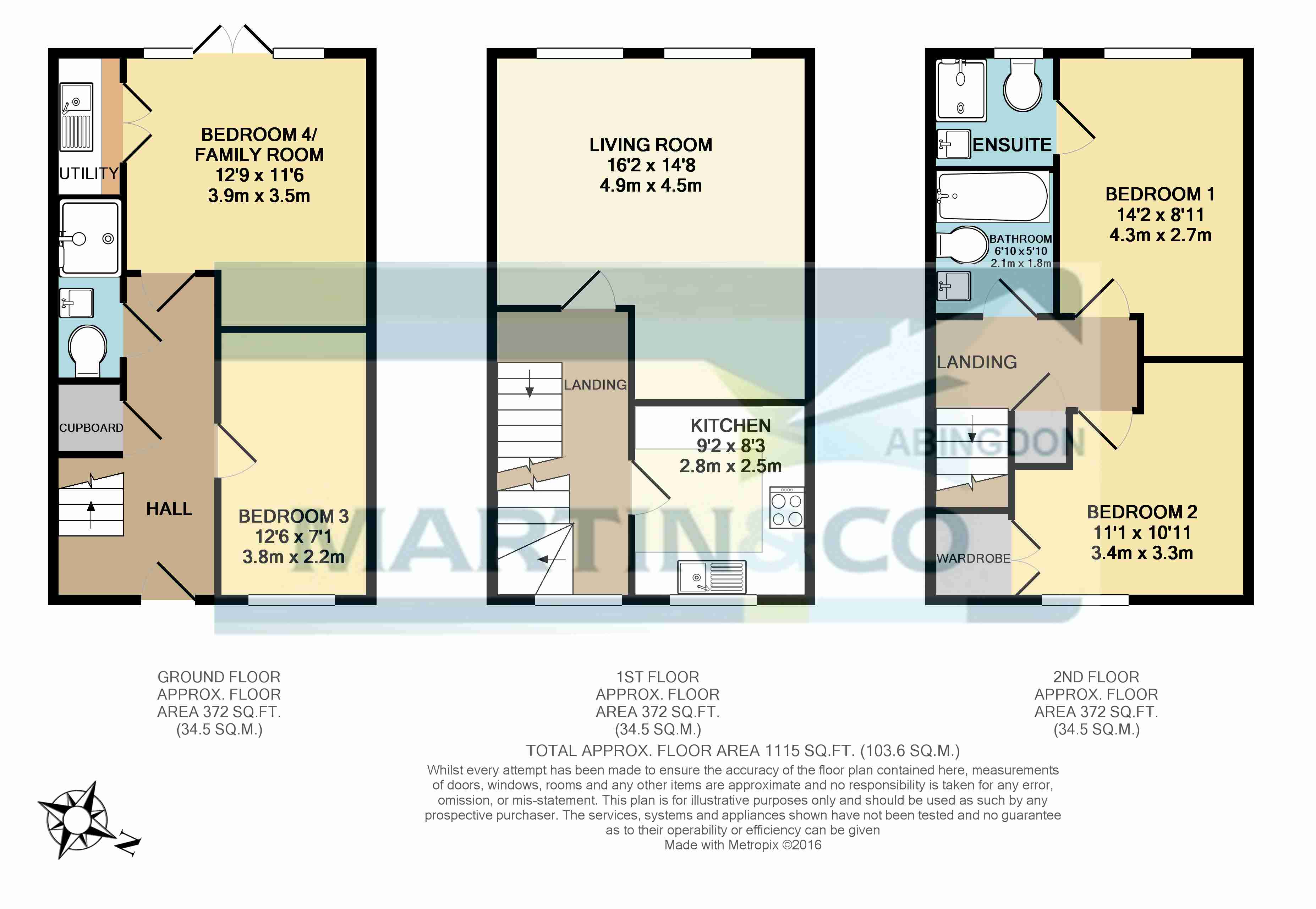 4 Bedrooms Terraced house to rent in Vintner Road, Abingdon OX14