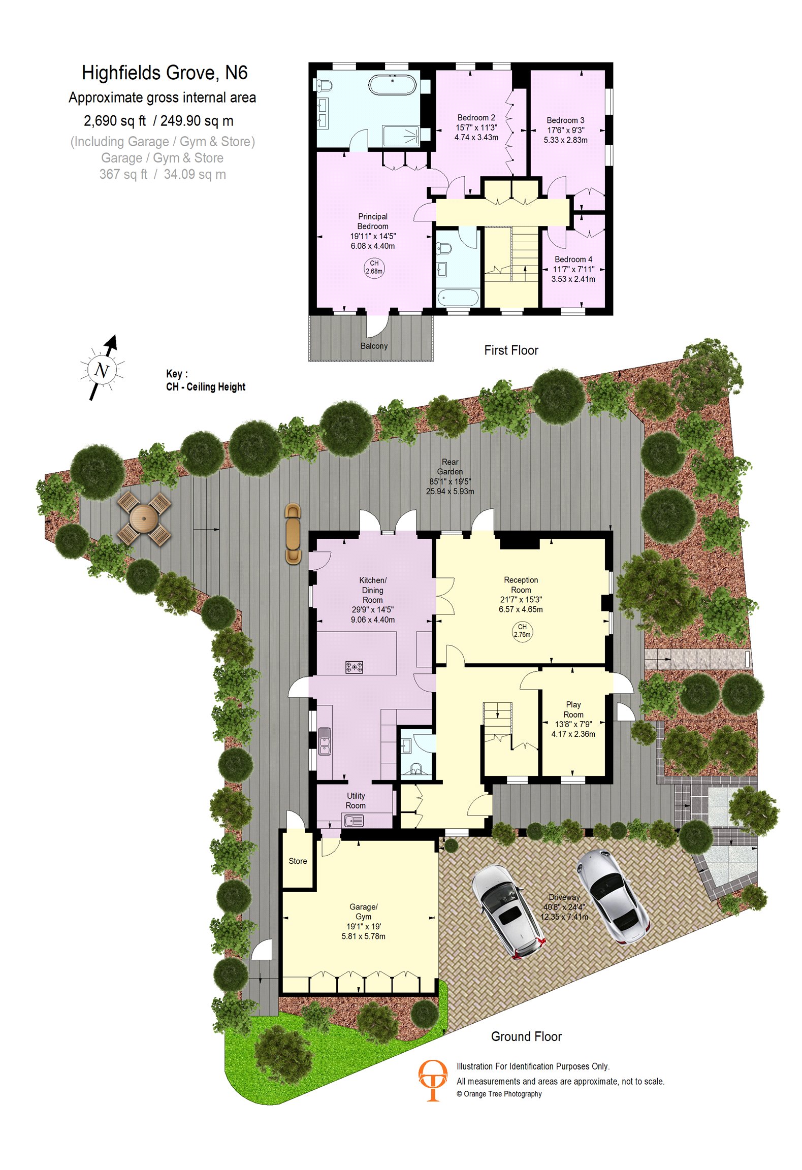 24, Highfields Grove, London floorplan