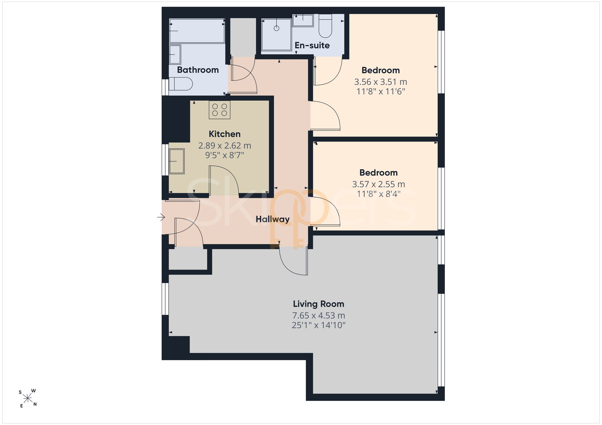 Flat 4, 1-27 St. Faiths Street, Maidstone floorplan
