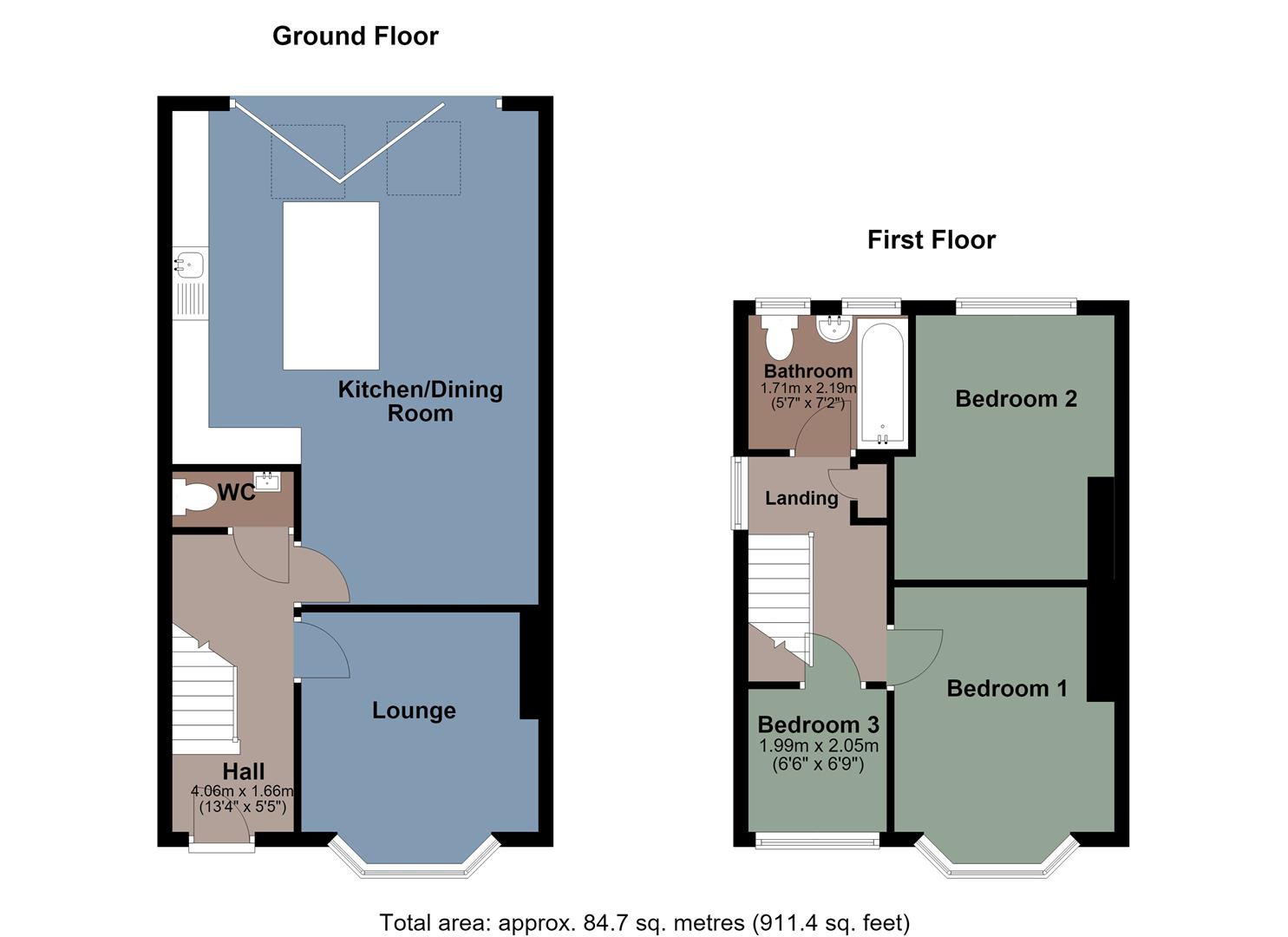 4, Ael Y Bryn Road, Swansea floorplan