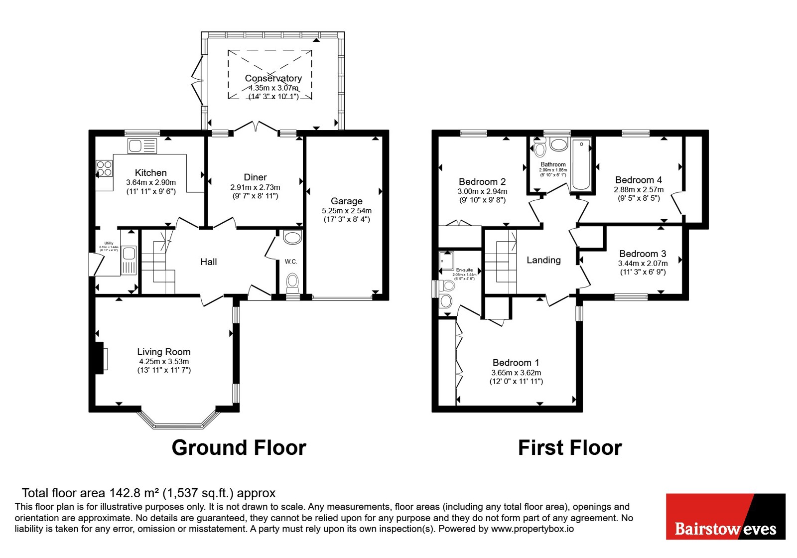 4, Catherine Close, Essex floorplan