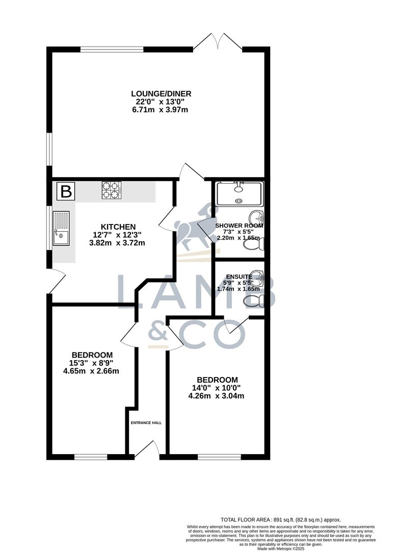 15B, Kincaid Road, Clacton-On-Sea floorplan
