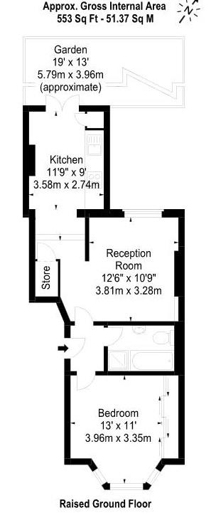 1 Bedrooms Flat to rent in Campden Grove, Kensington, London W8