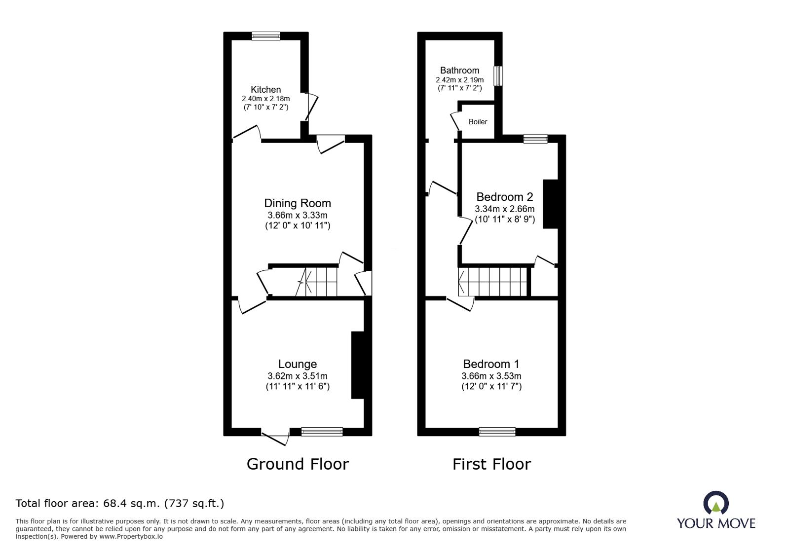 66, Norman Street, Derbyshire floorplan