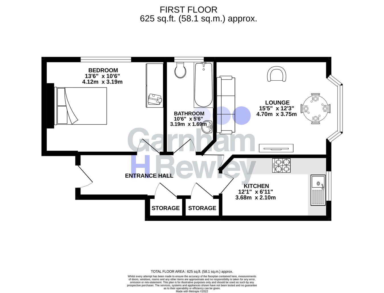 17b, Station Road, East Grinstead floorplan