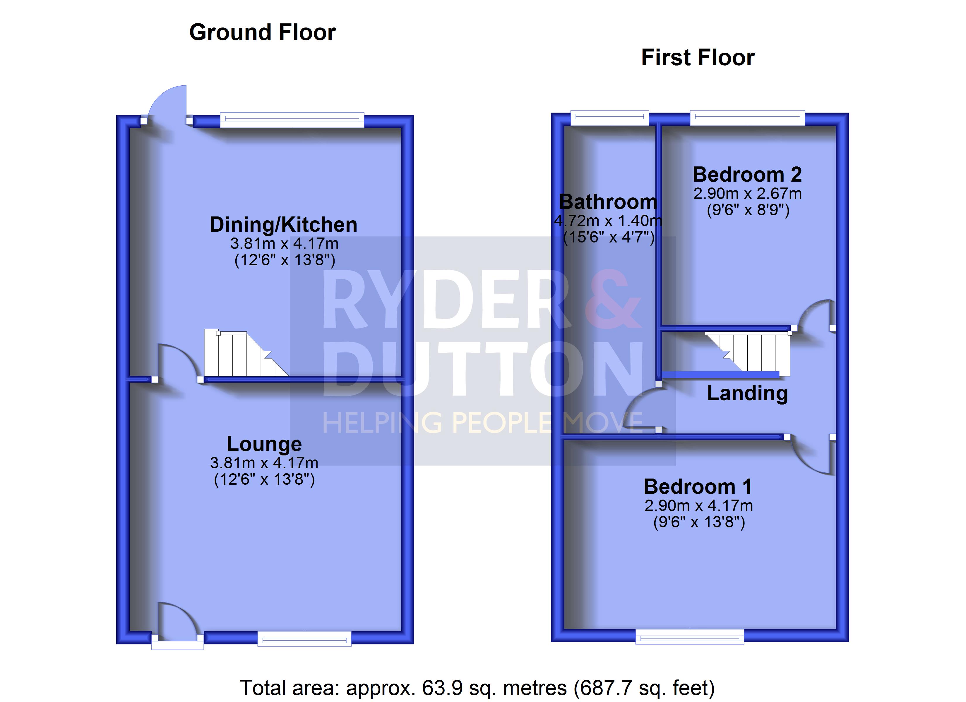 15, Ashton Street, Derbyshire floorplan