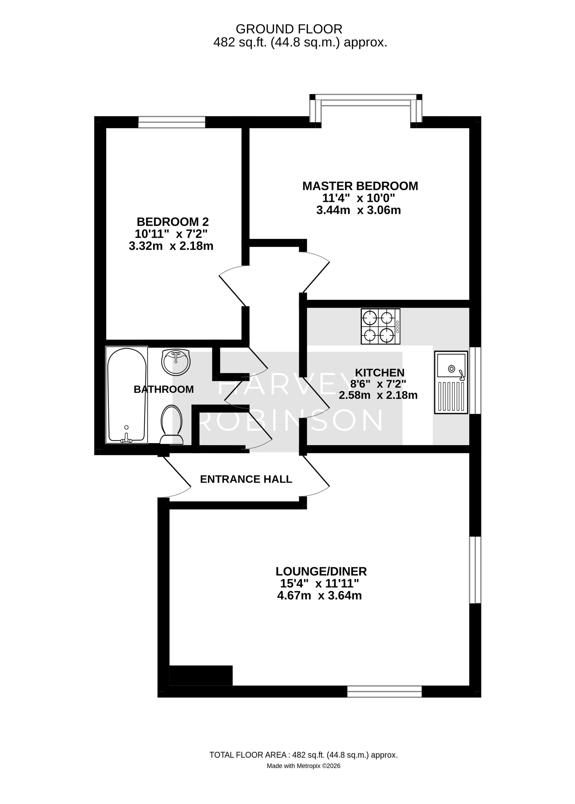 49 Ullswater, Huntingdon floorplan