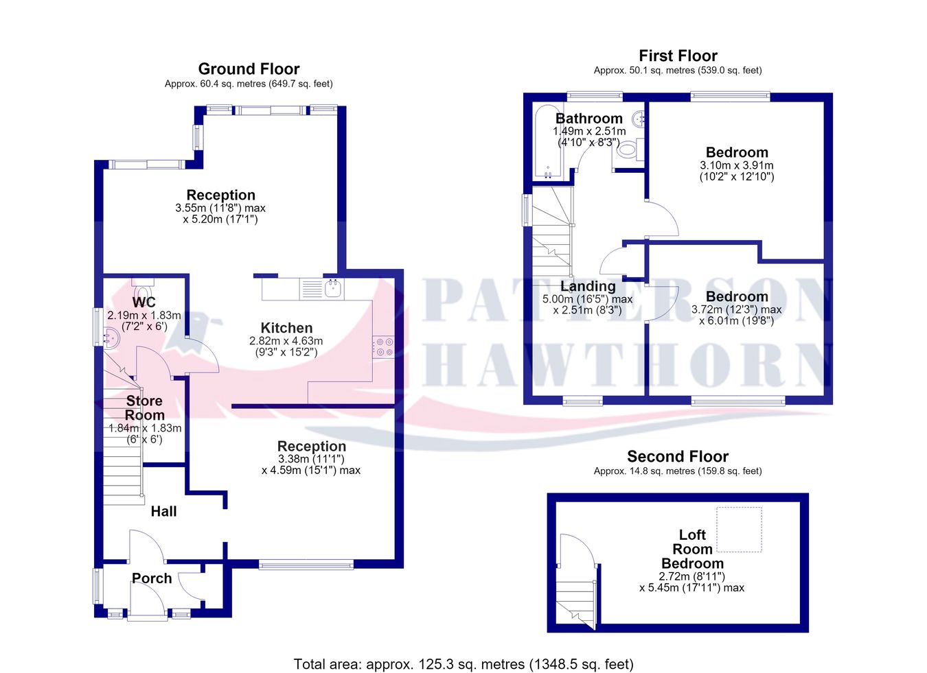 9, Dalroy Close, South Ockendon floorplan
