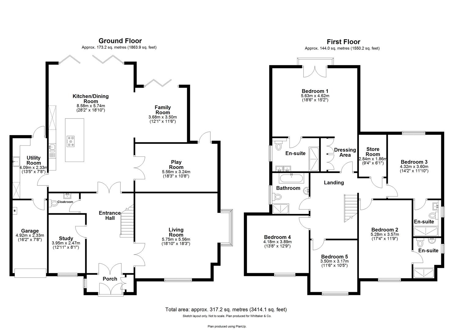 47, Long Buftlers, Harpenden floorplan