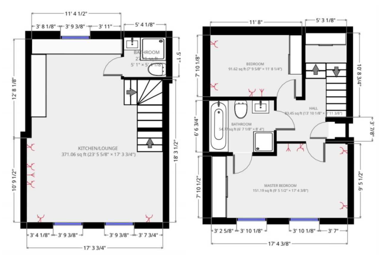 2 Bedrooms Flat to rent in Gifford Street, London N1