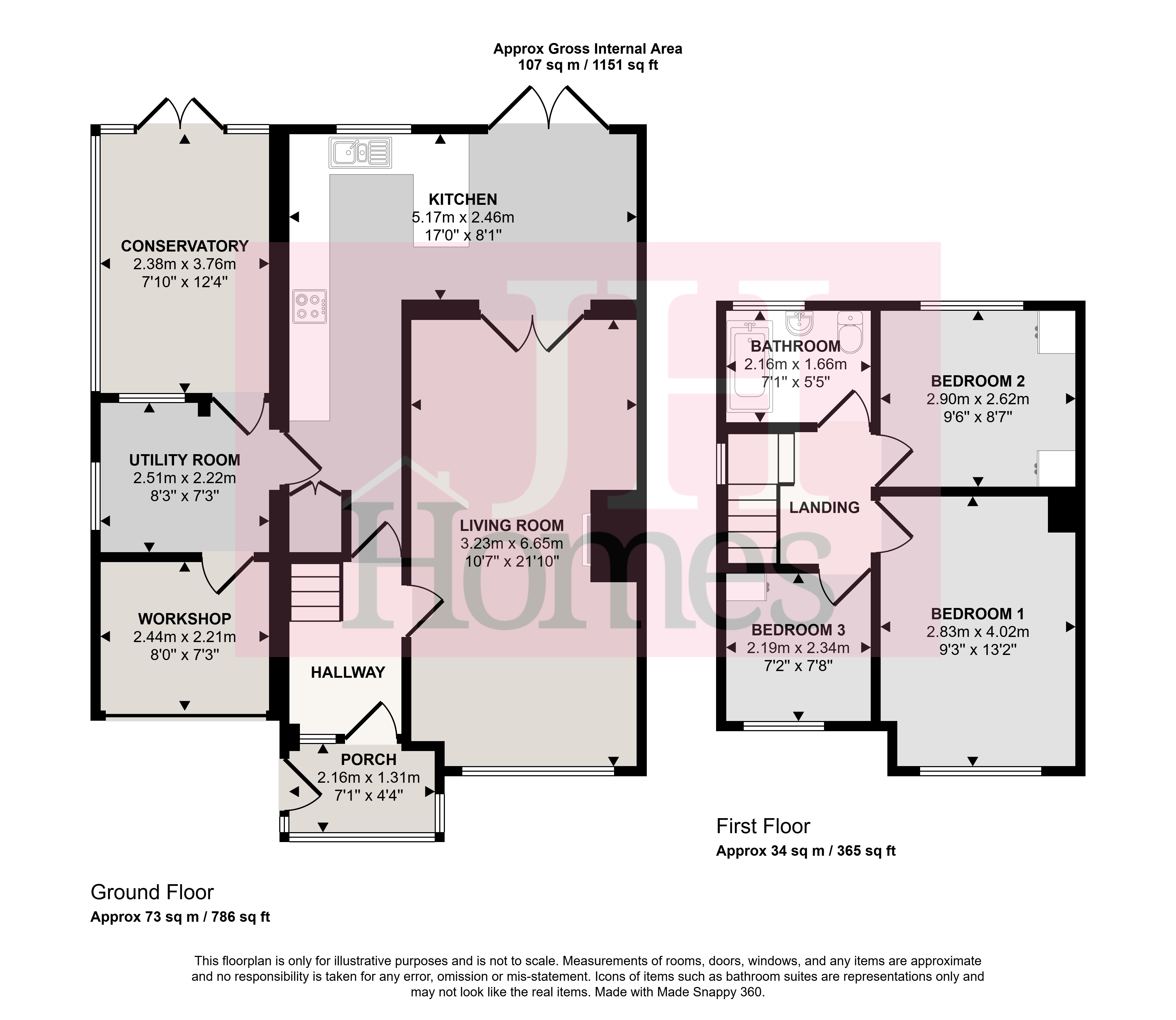 19, Orontes Avenue, Barrow-in-Furness floorplan