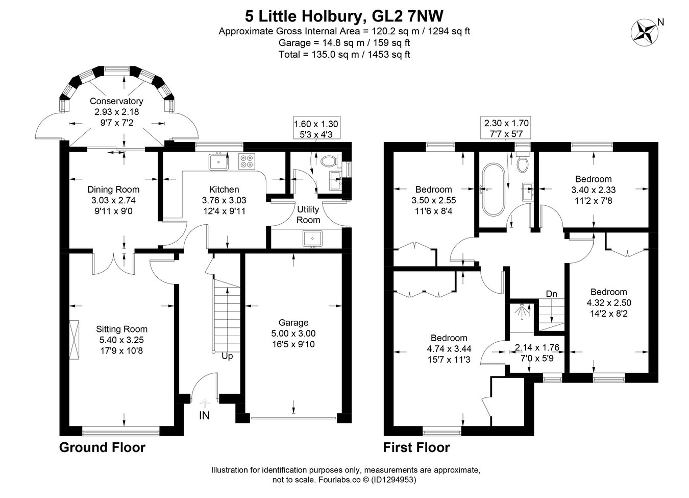 5, Little Holbury, Gloucester floorplan