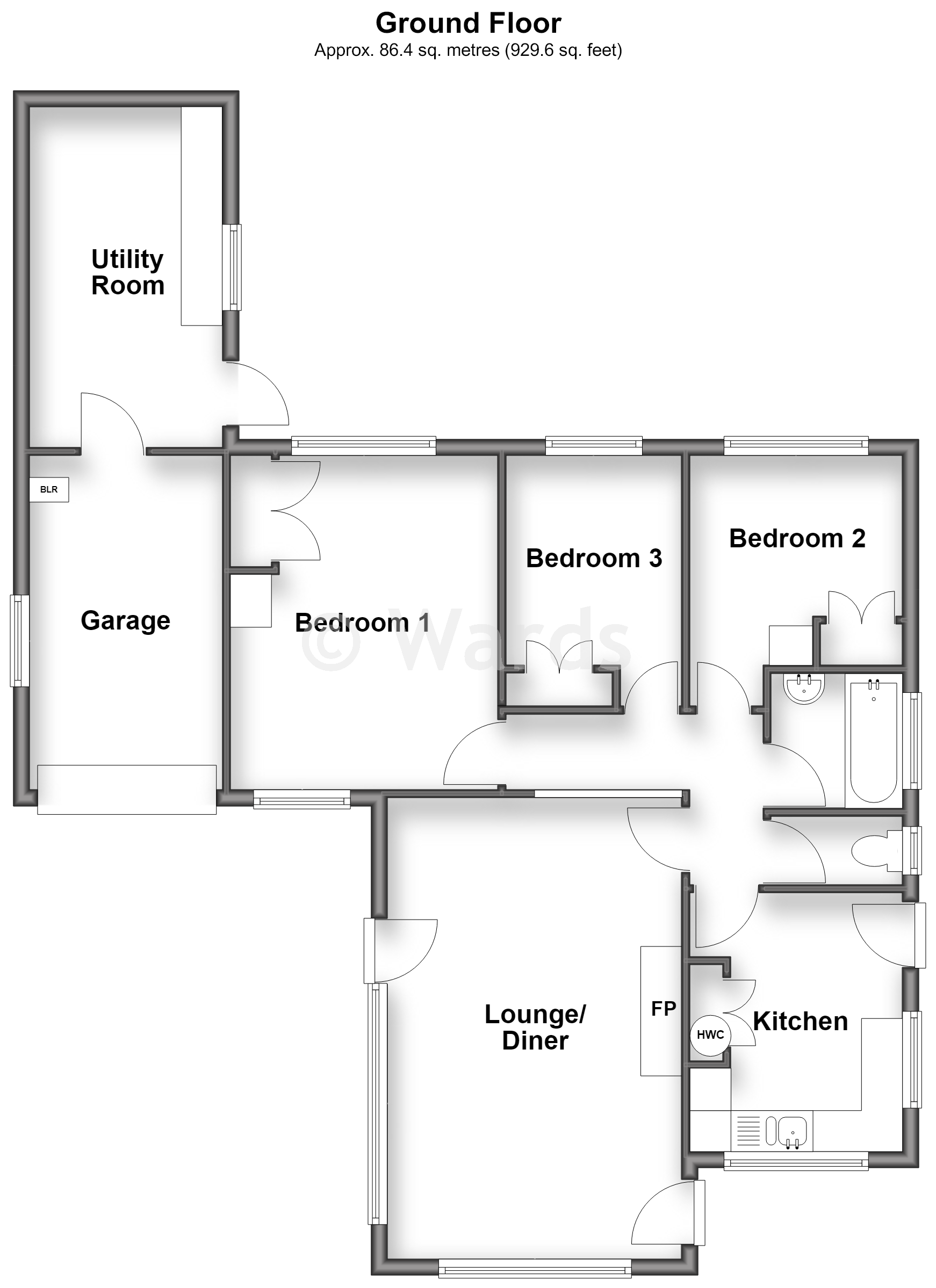 130, Coast Drive, Lydd On Sea floorplan