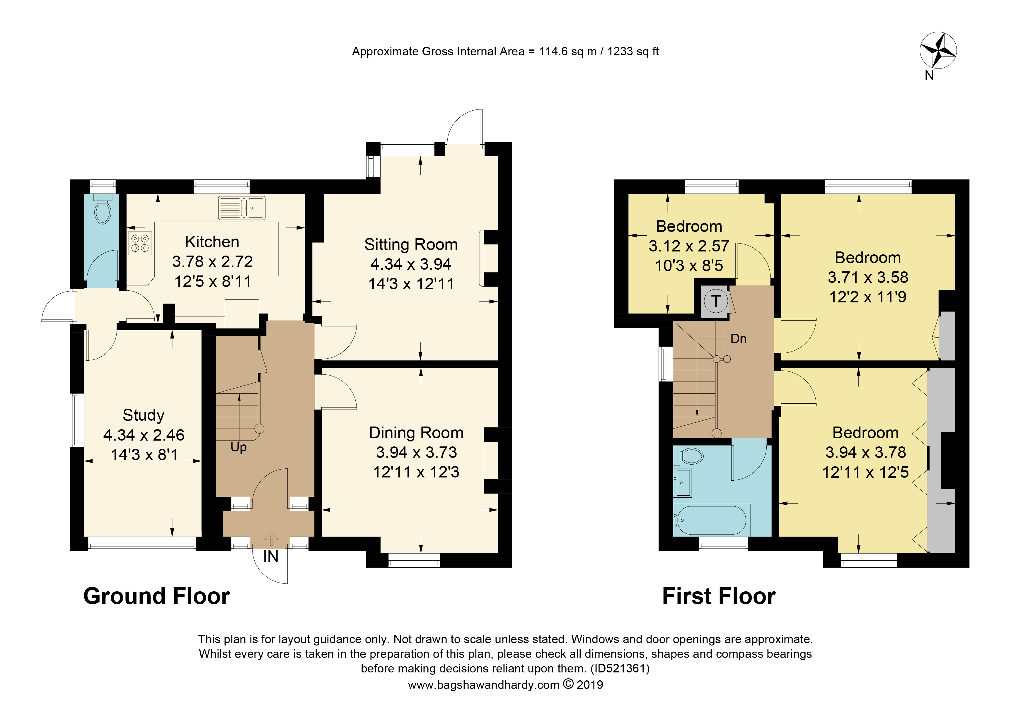 3 Bedrooms Semi-detached house for sale in Hamfield Close, Oxted, Surrey RH8