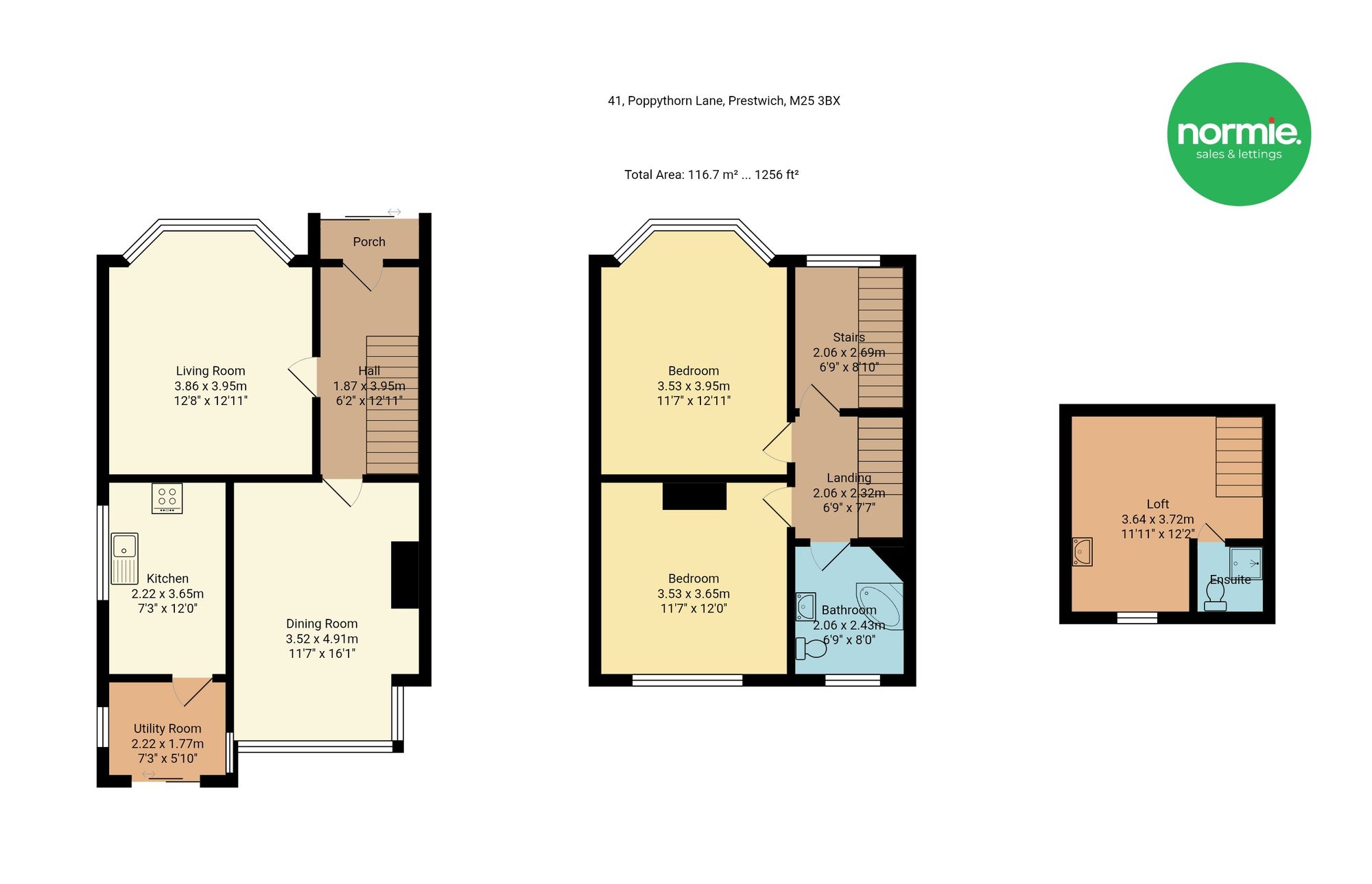 41 Poppythorn Lane, Manchester floorplan