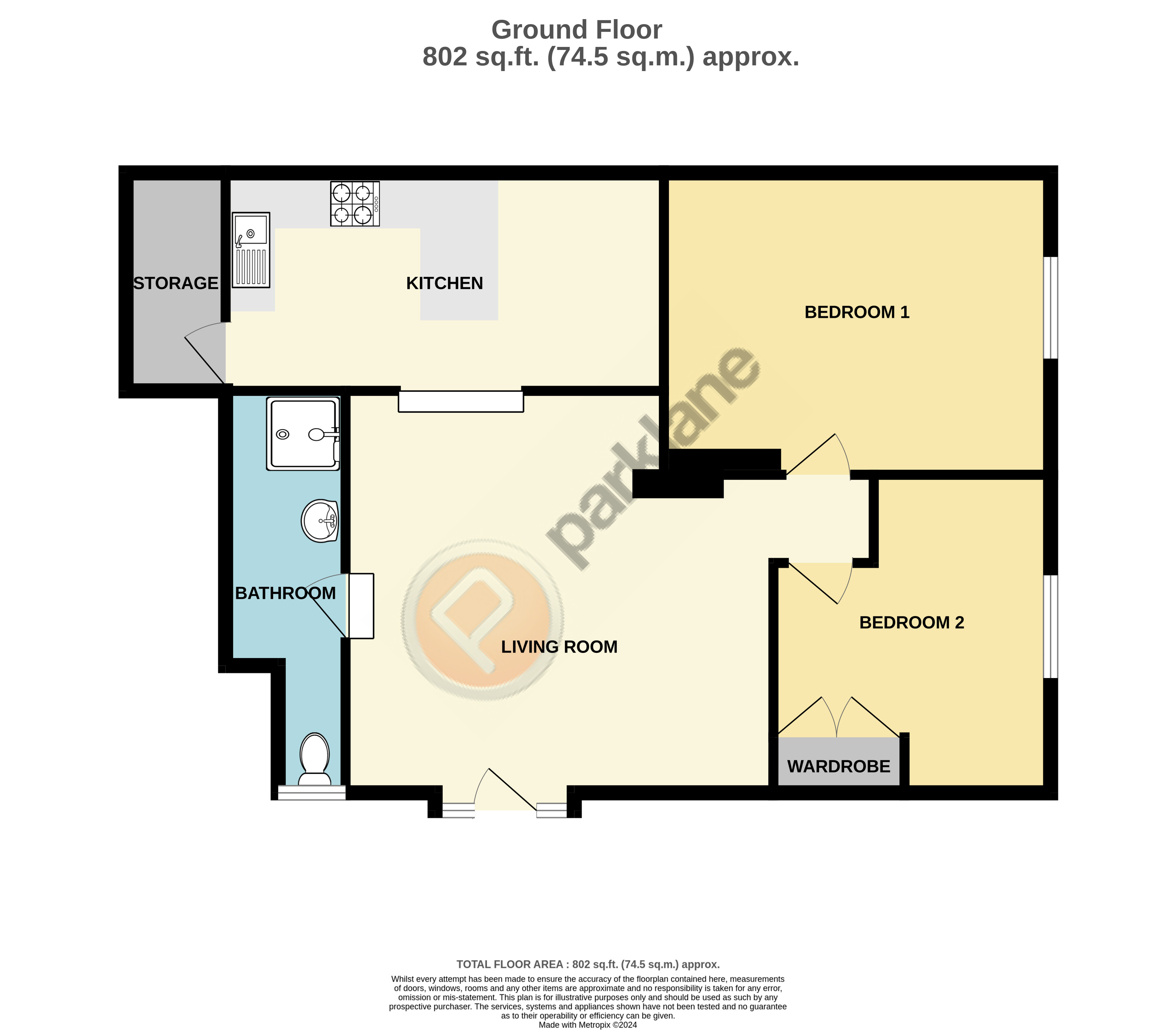 258c, TINSHILL ROAD, Leeds floorplan