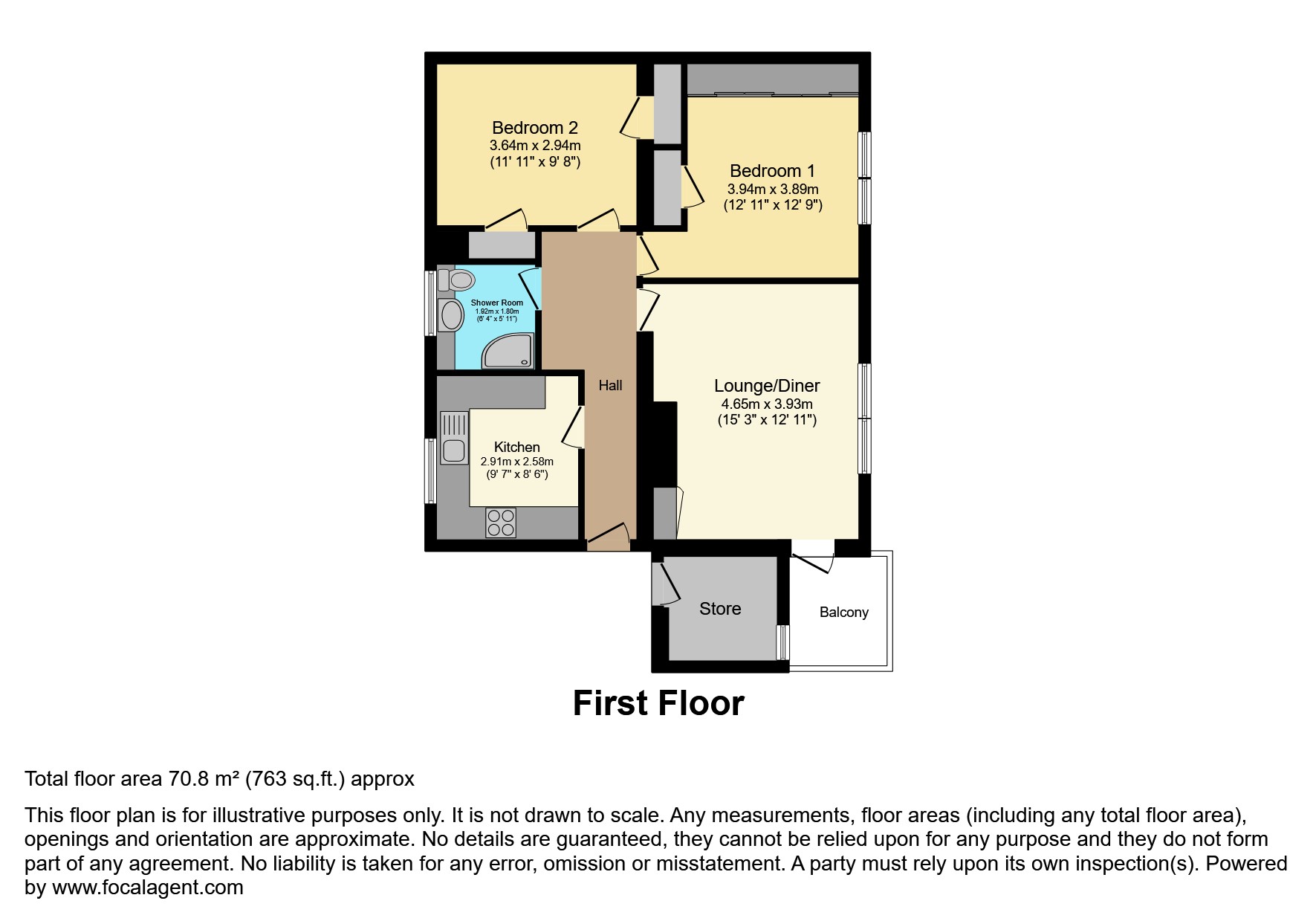 1c, Moir Terrace, Musselburgh floorplan