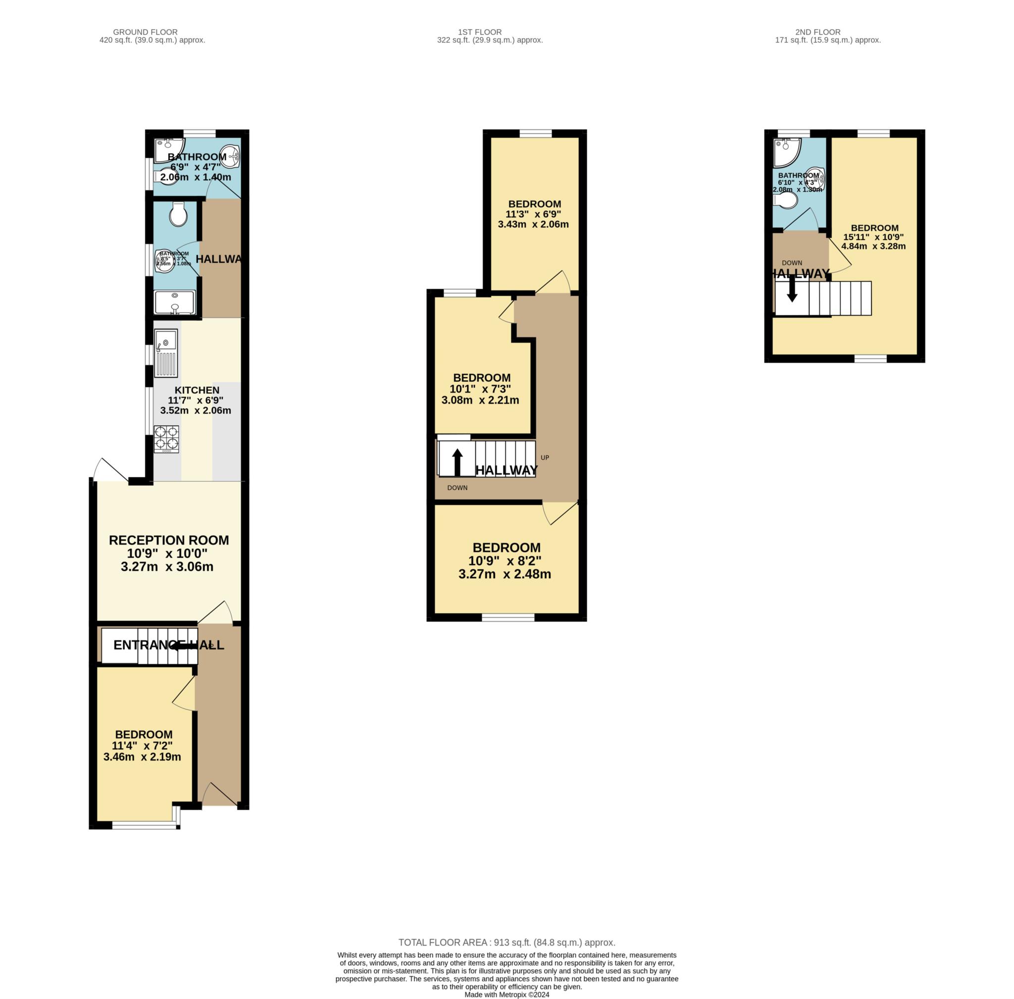 Clarendon Road, Reading floorplan