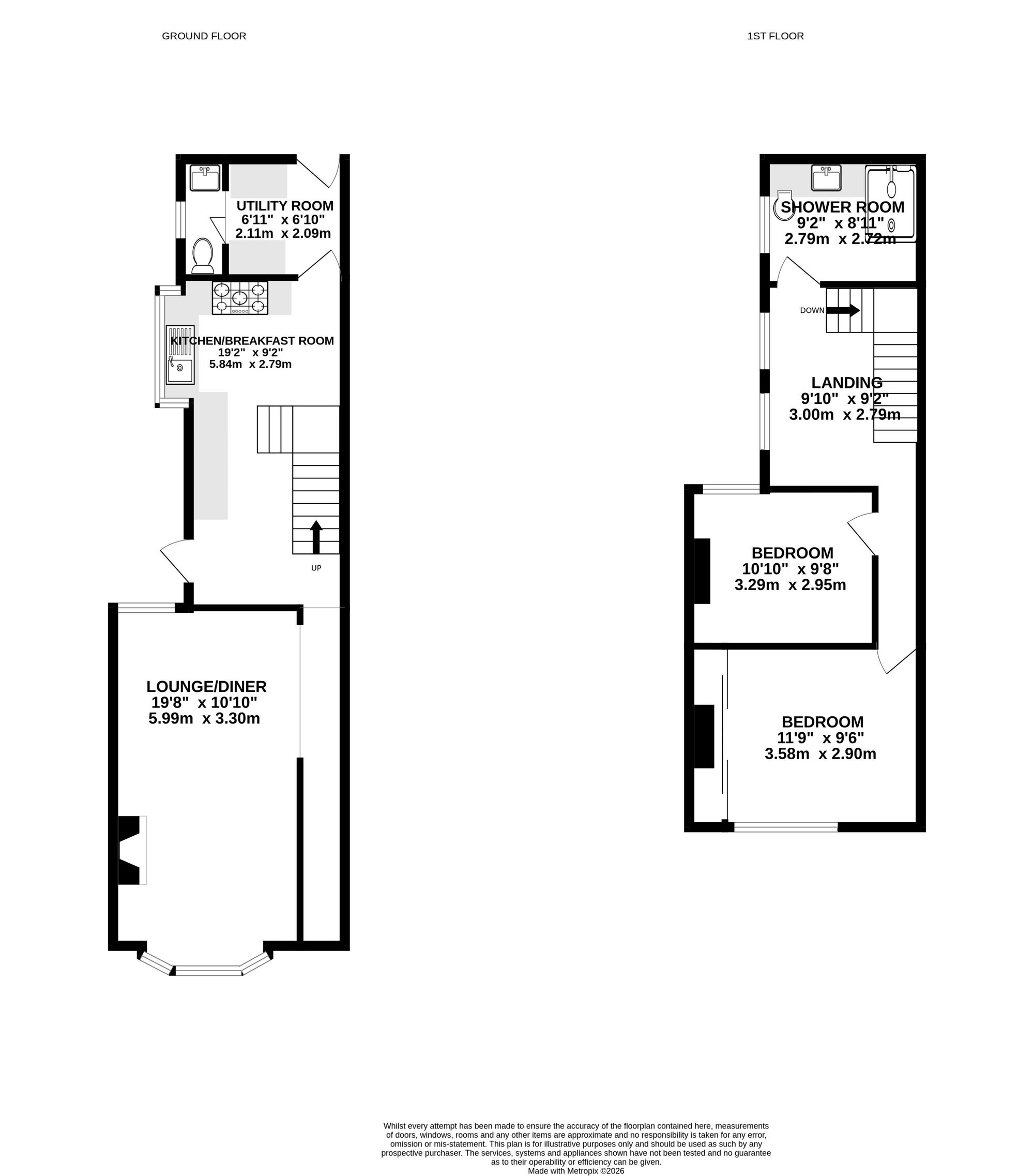 76 North End Grove, Portsmouth floorplan