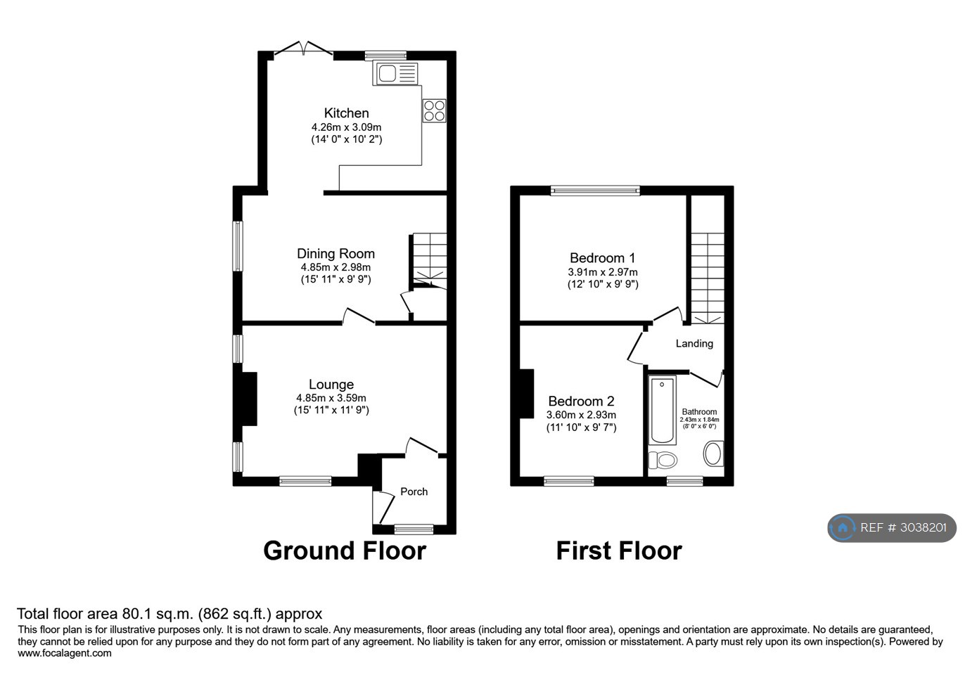 Stamford Road Birkdale, Southport floorplan