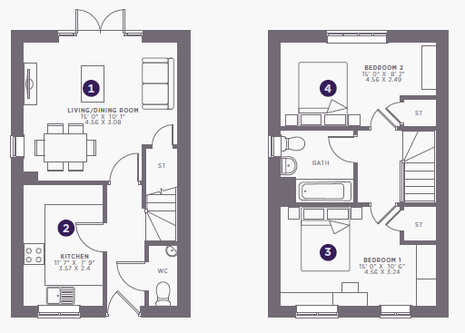 Drybread Road, Whittlesey floorplan