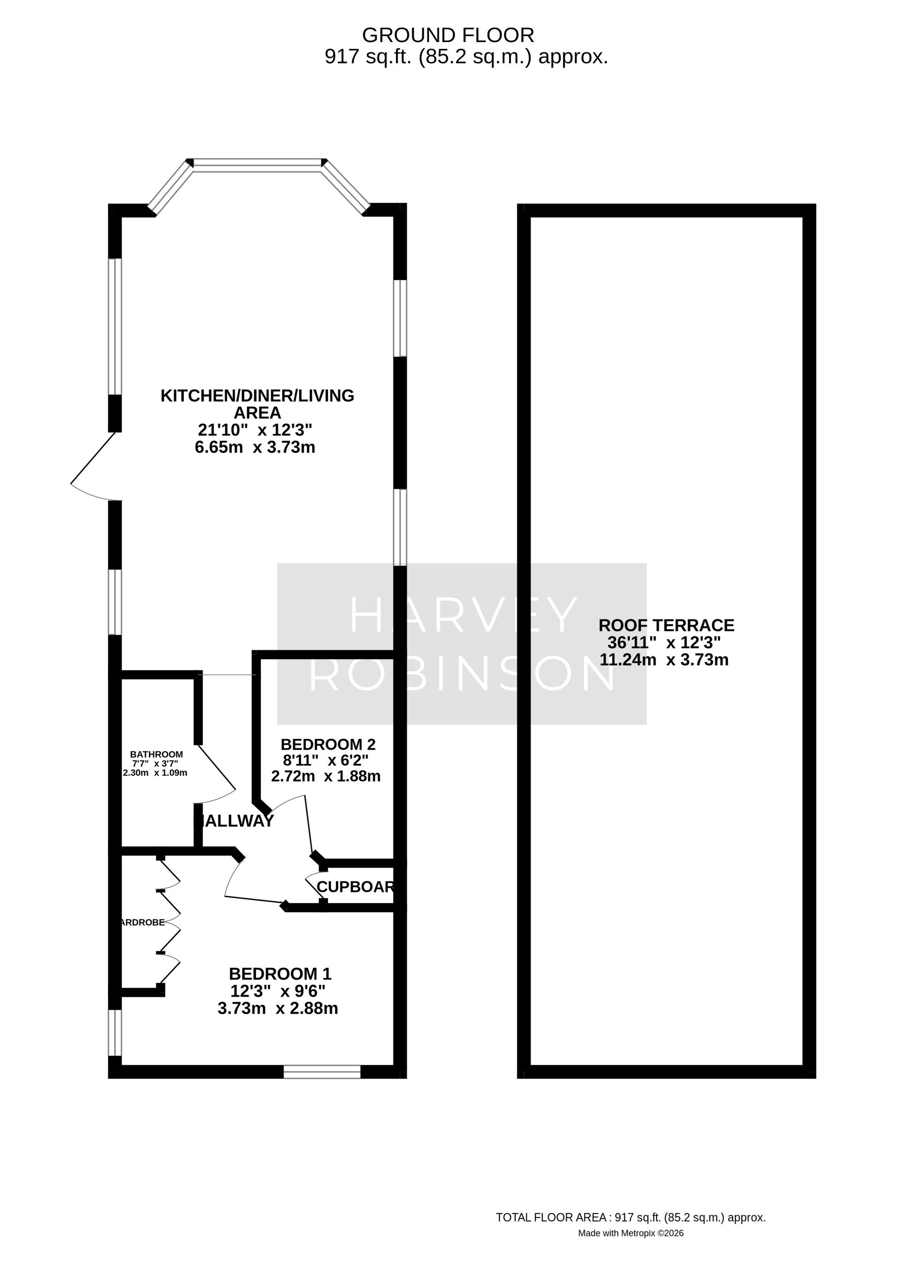 7th Heaven, Hartford Marina Banks End, Huntingdon floorplan