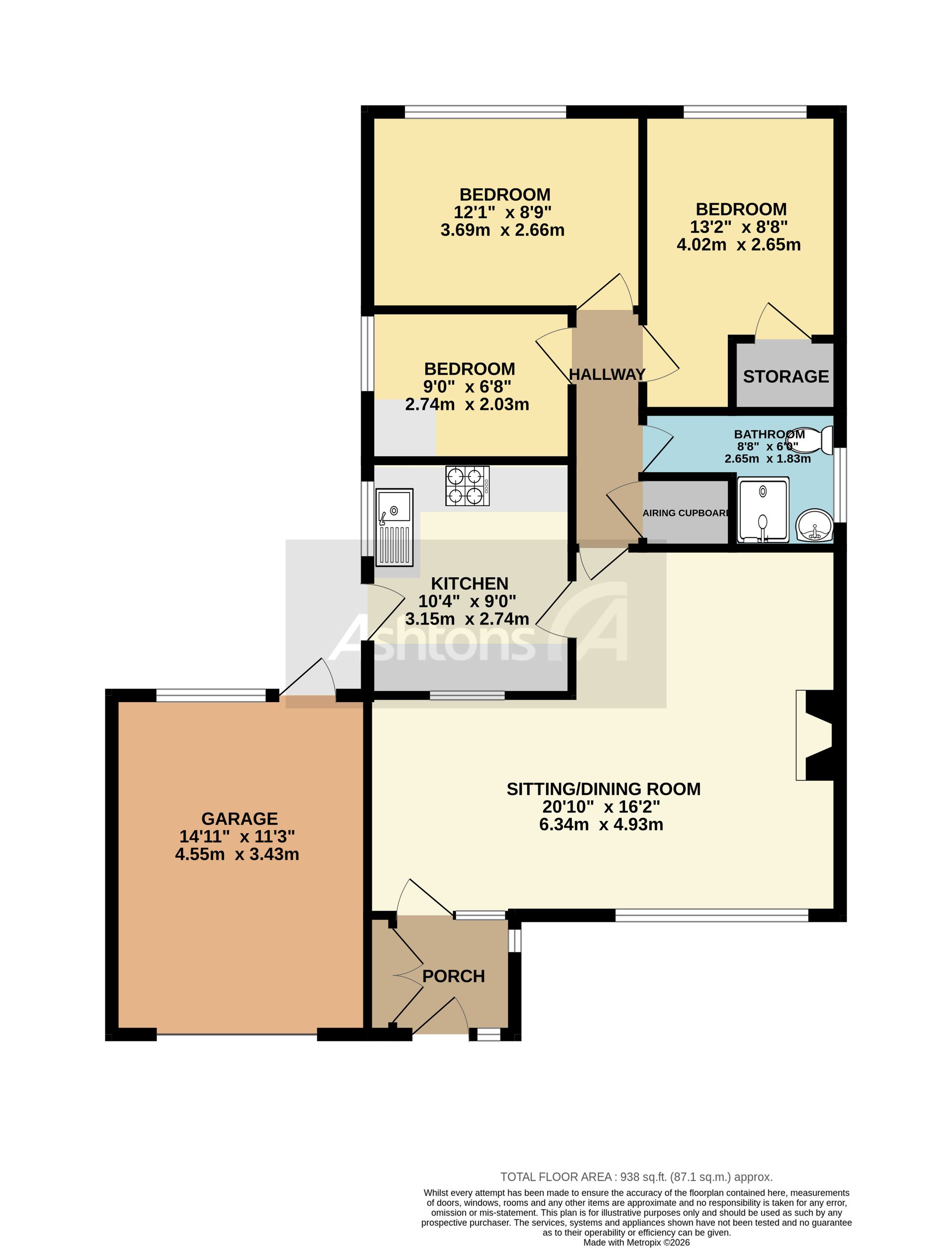 76 Falcondale Road, Warrington floorplan