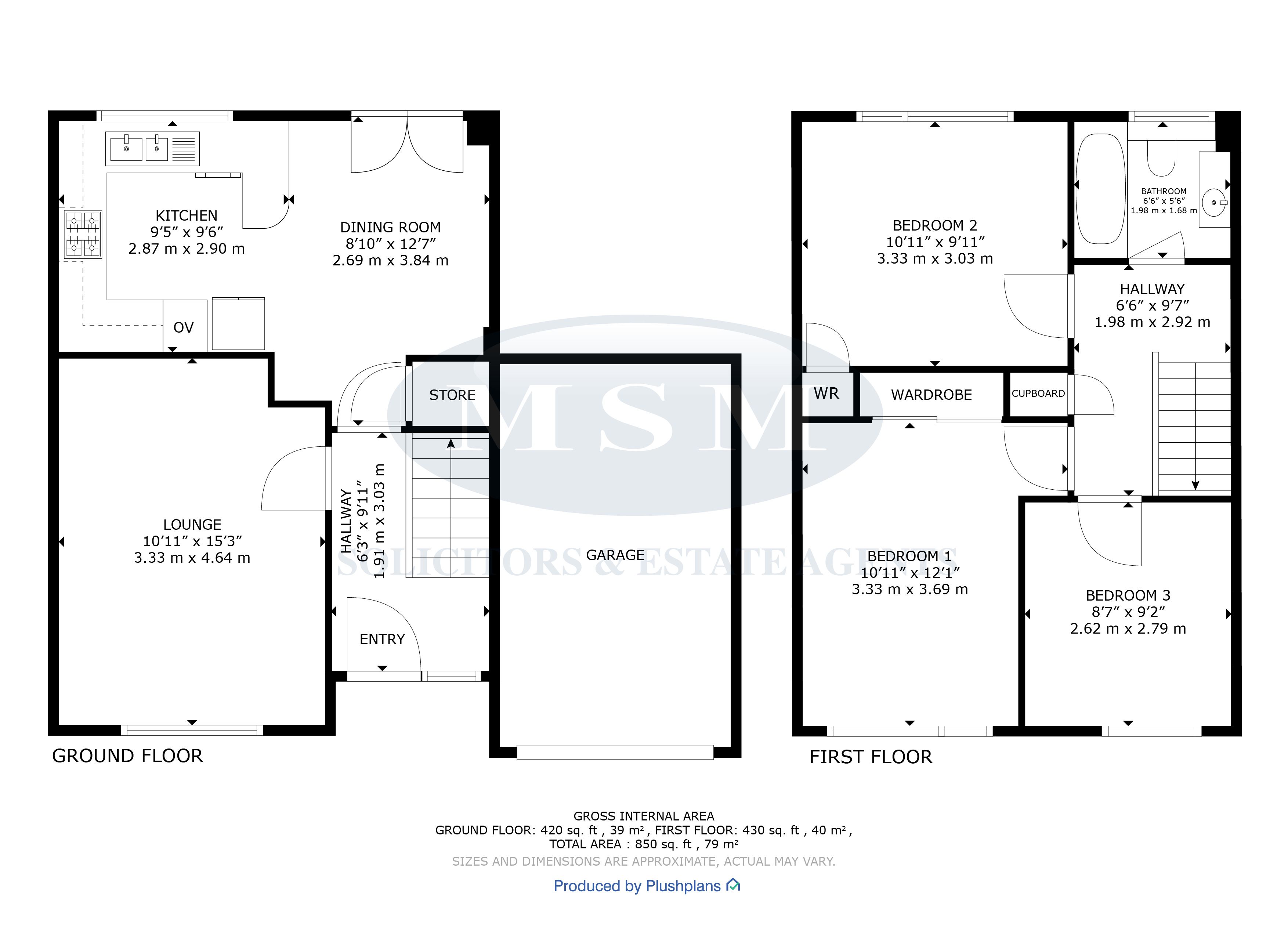 23, Hillpark Avenue, Paisley floorplan