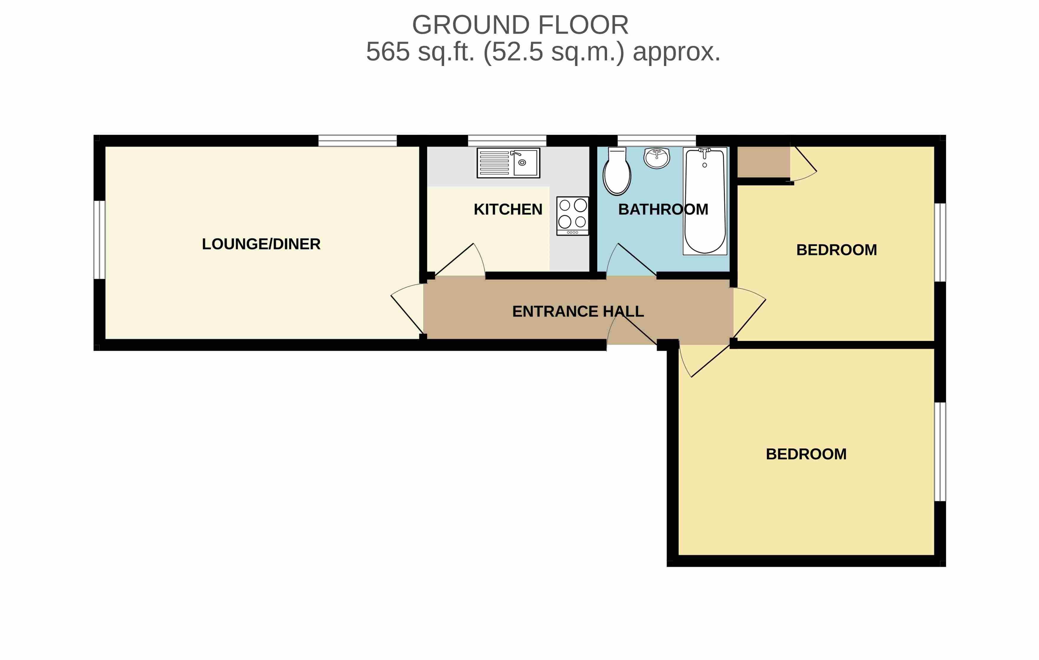 Flat 2, 36, Park Street, Hertfordshire floorplan