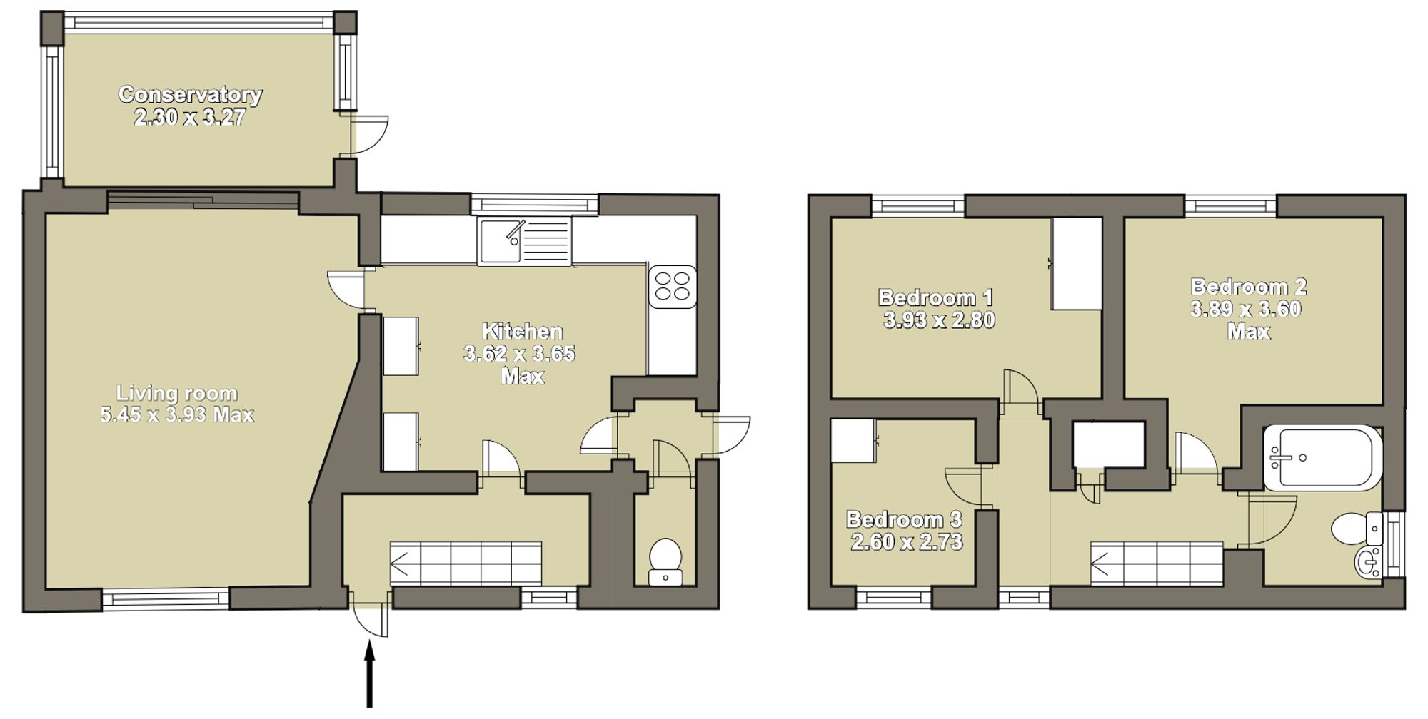 3 Nelson Road, Nottingham floorplan