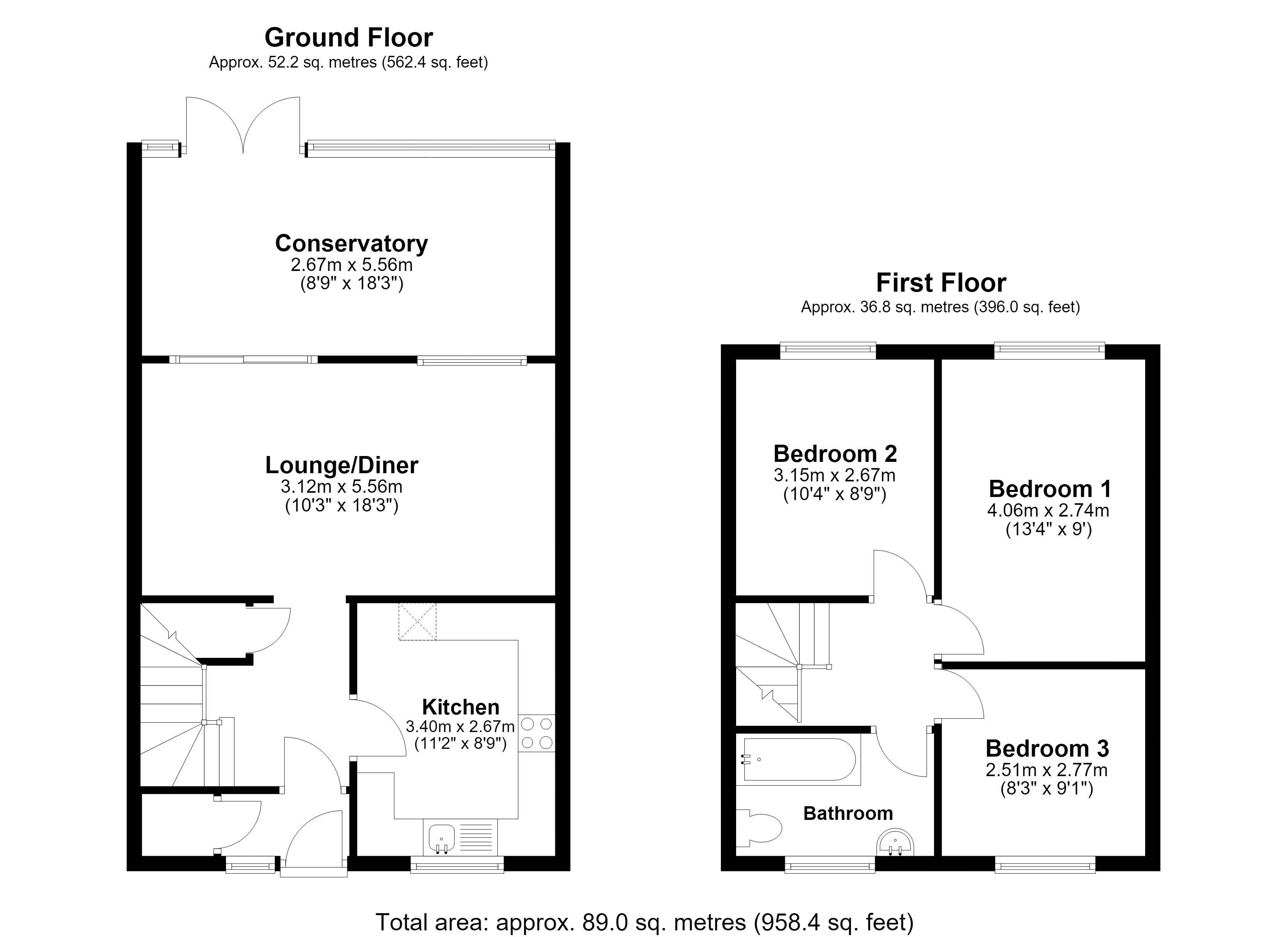 3, Lingfield Way, Chichester floorplan