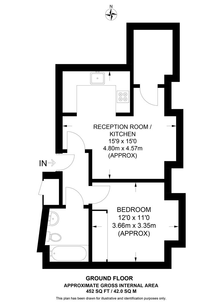 Flat 3, 4-7 Lombard Lane, London floorplan