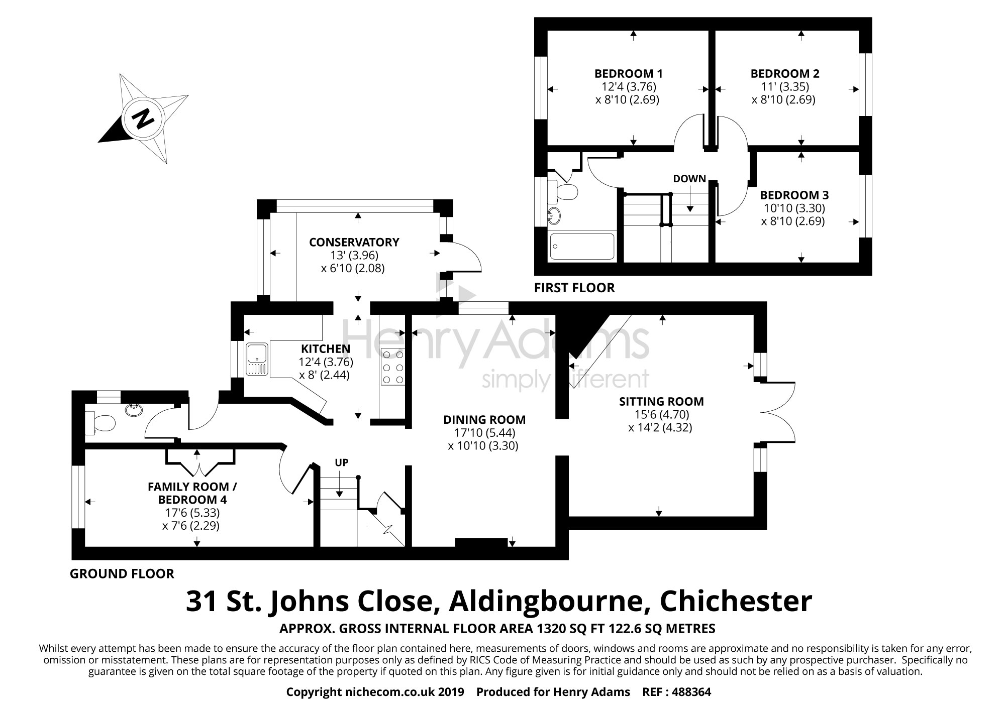 4 Bedrooms Semi-detached house for sale in St Johns Close, Aldingbourne PO20