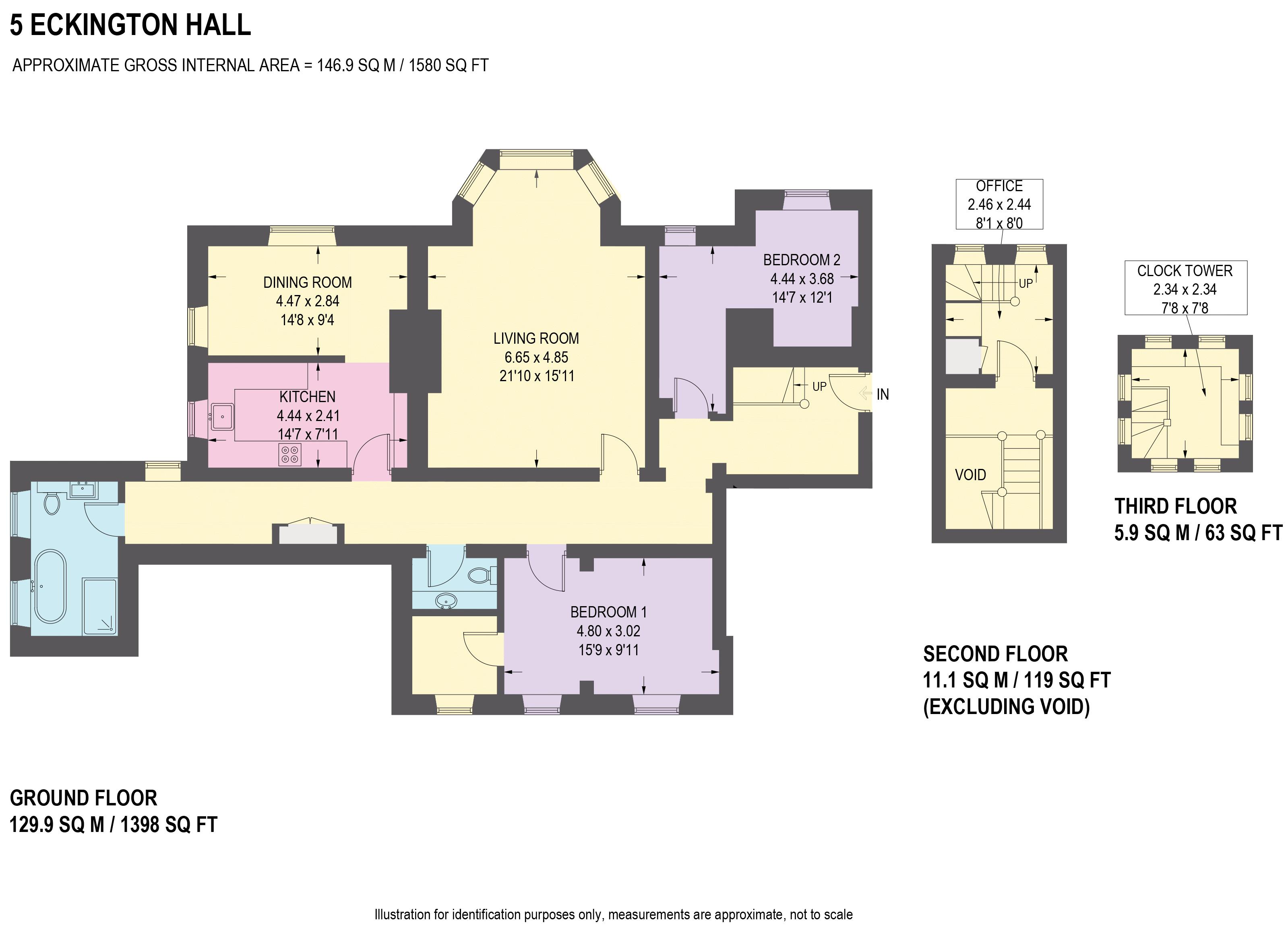 2 Bedrooms Flat for sale in Eckington Hall, Mosborough, Sheffield S20