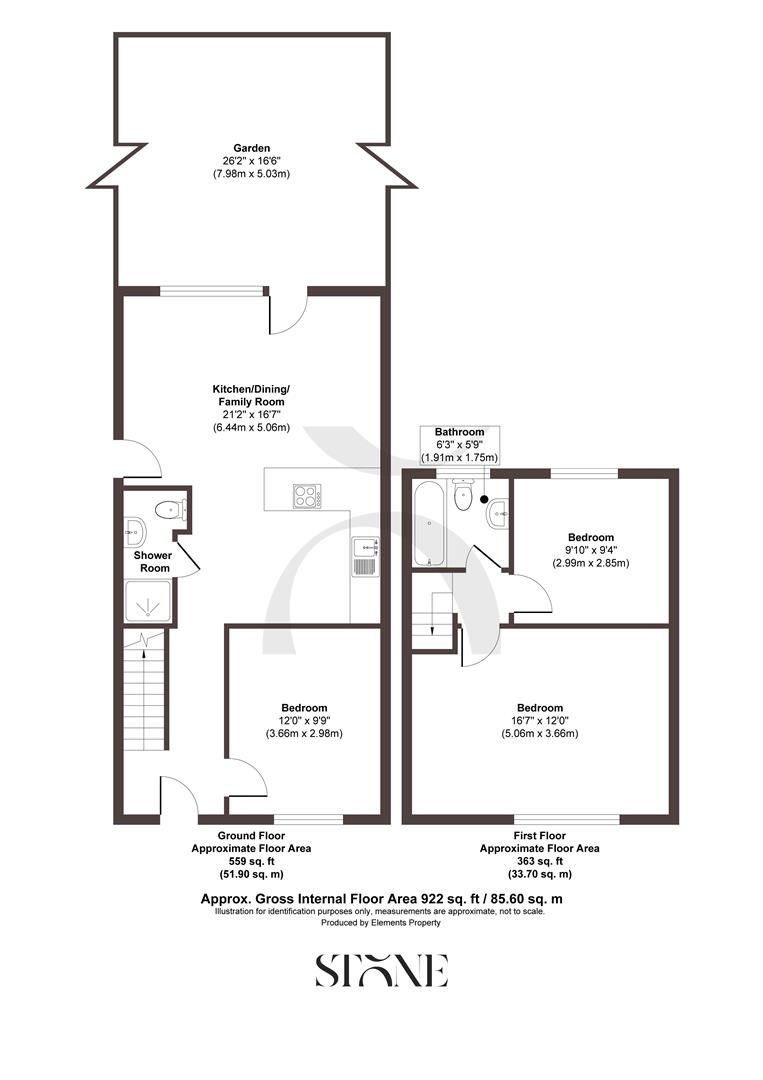 15, Manor Road, Brighton floorplan