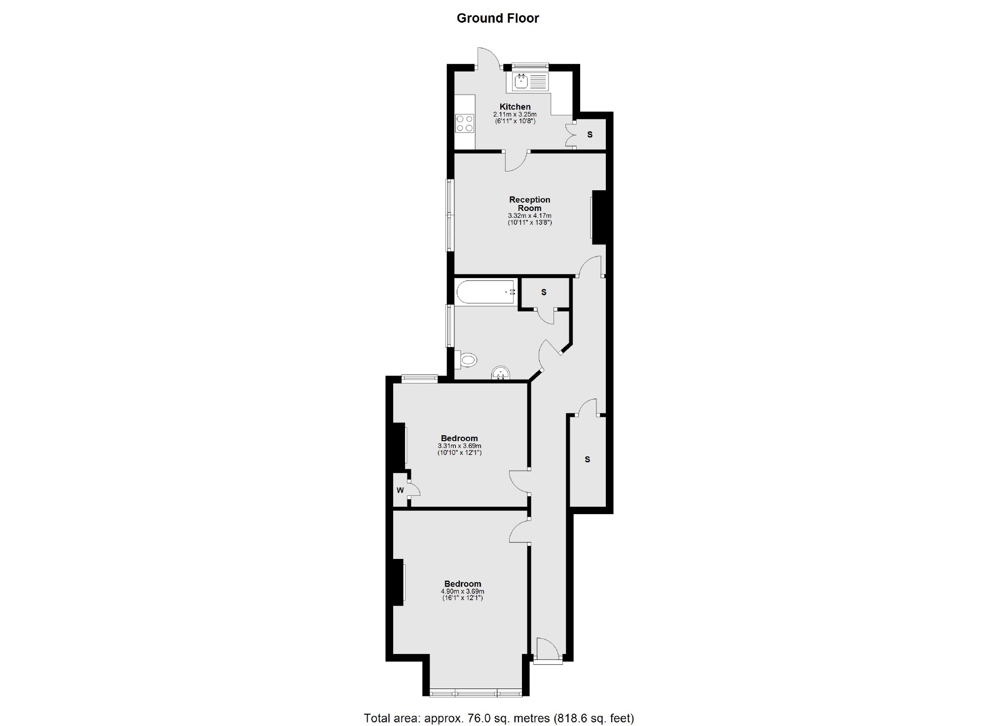 25, Ashleigh Road, London floorplan