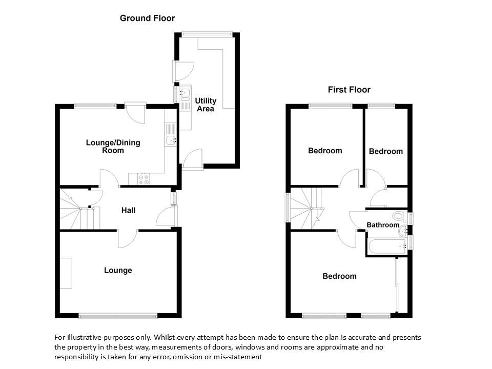 89, Northumberland Avenue, Nuneaton floorplan
