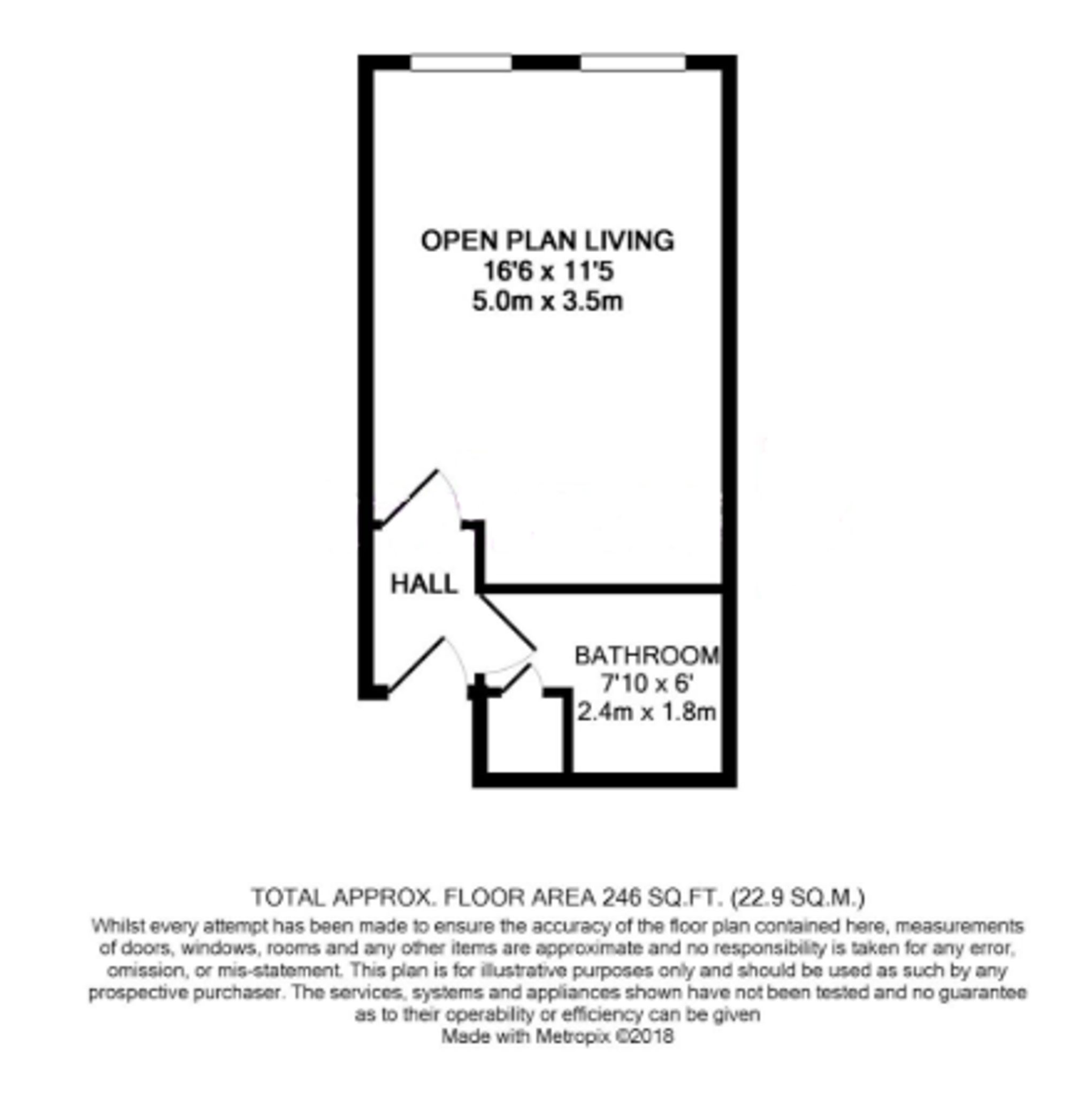Flat 8, Millbrook Court Millbrook Street, Cheltenham floorplan