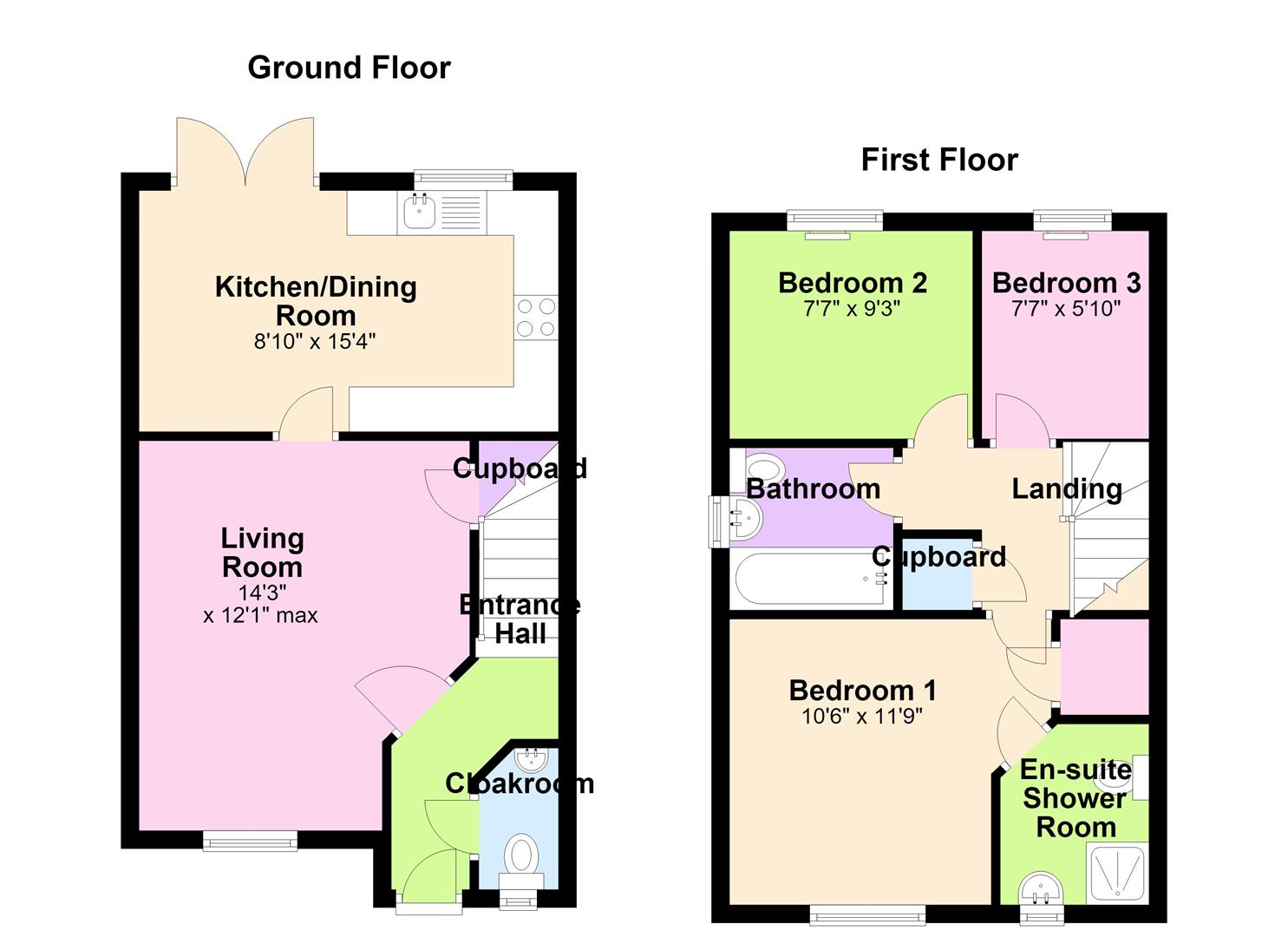 15, Harmony Grove, Peterborough floorplan