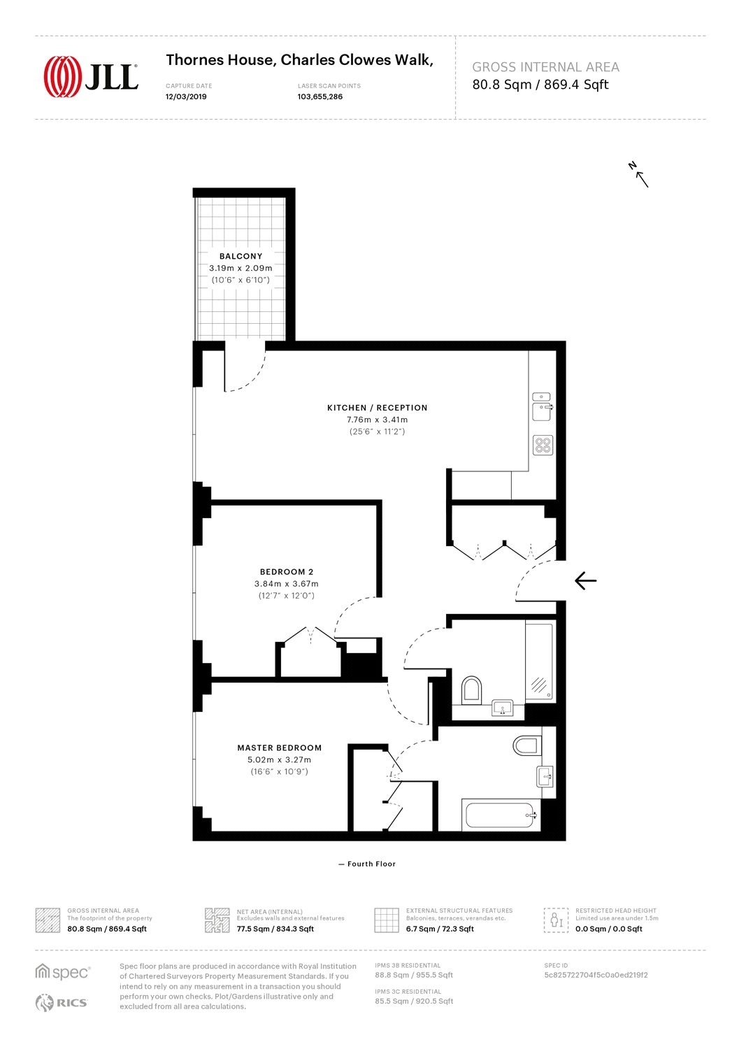 2 Bedrooms Flat to rent in Charles Clowes Walk, The Residence, London SW11