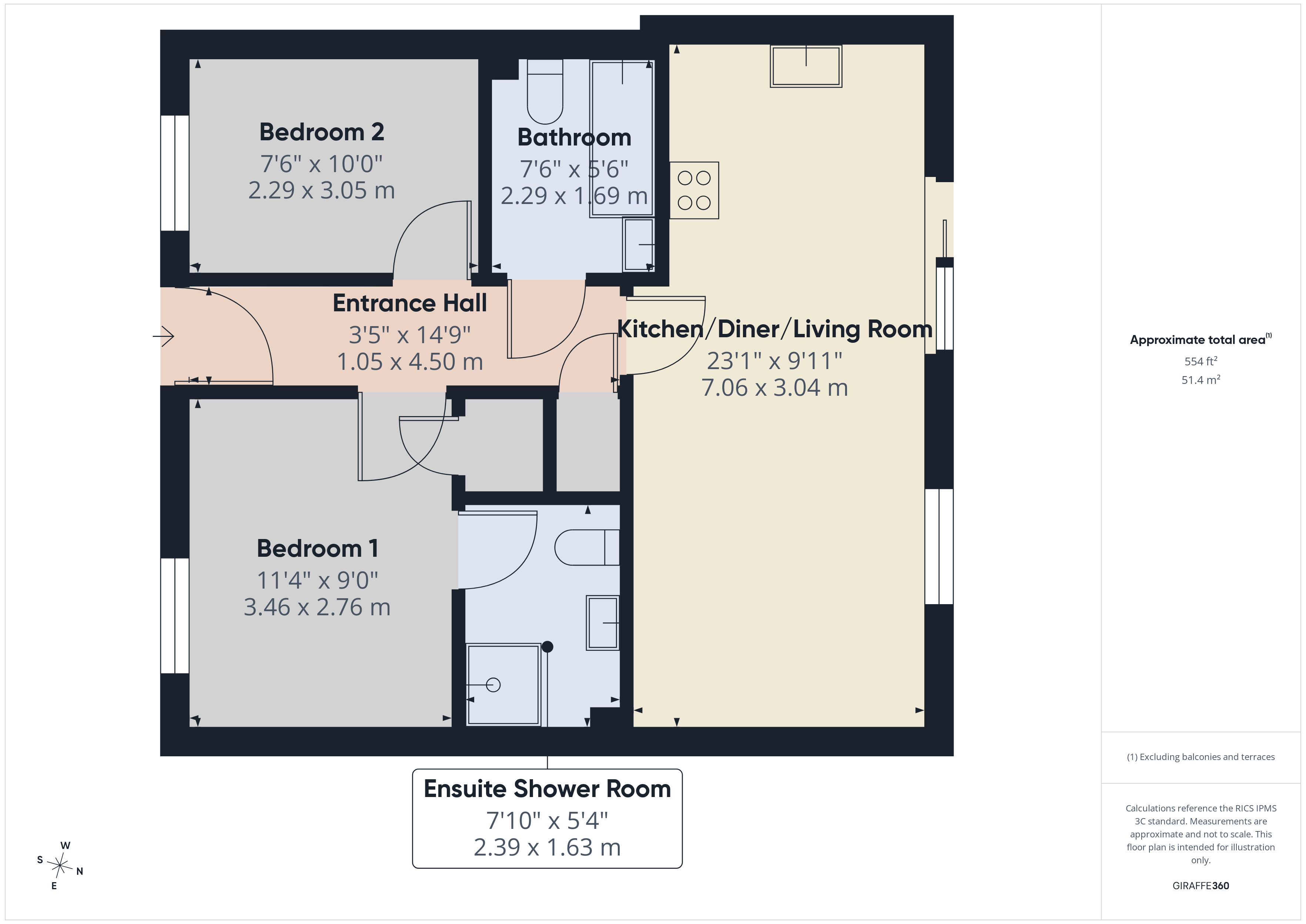 3, The Mowhay, Devon floorplan