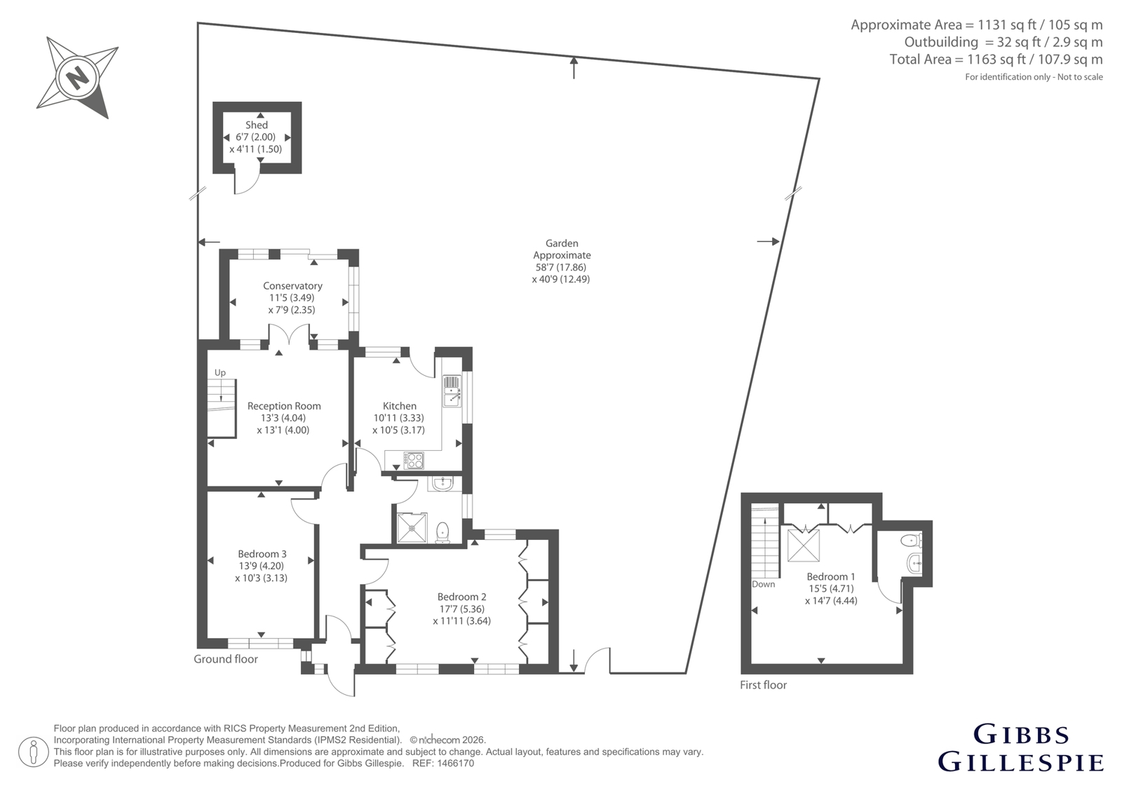 36, Richmond Gardens, Middlesex floorplan