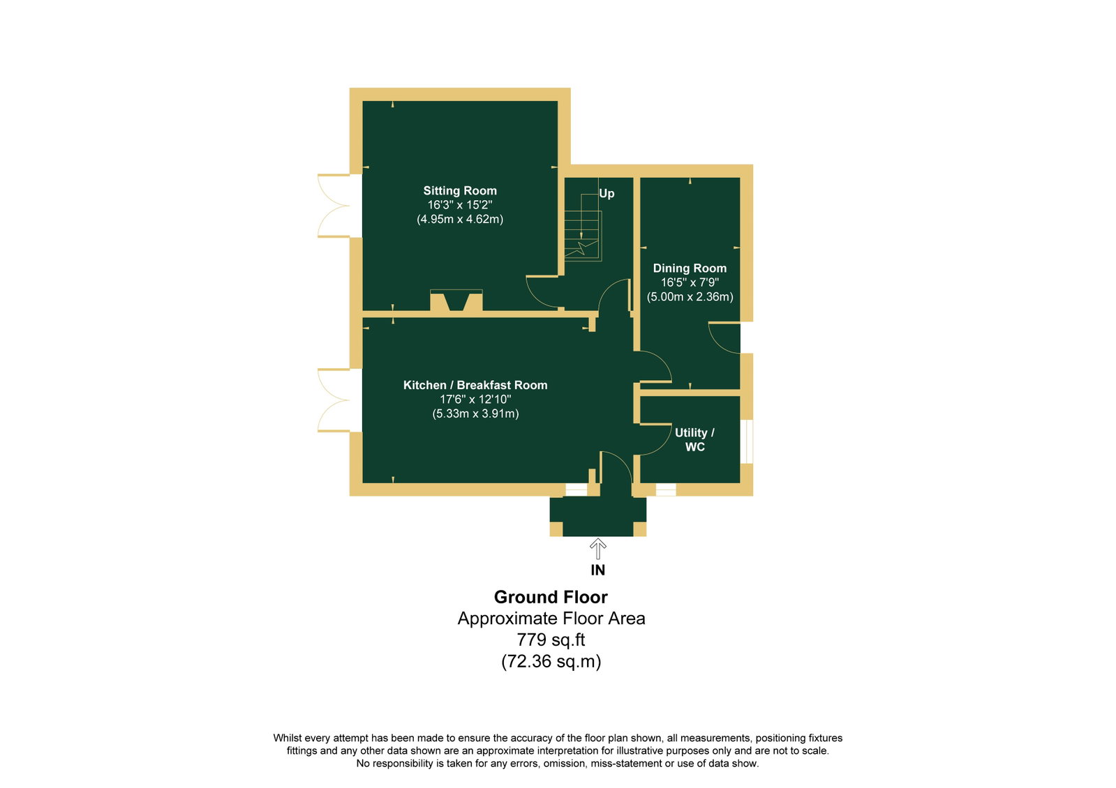 25, Fordlands Crescent, Bideford floorplan