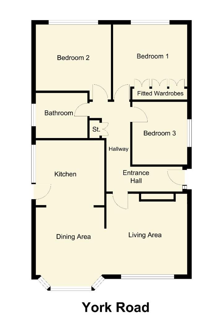 York Road, Batley WF17, 3 bedroom detached bungalow for sale 64547820