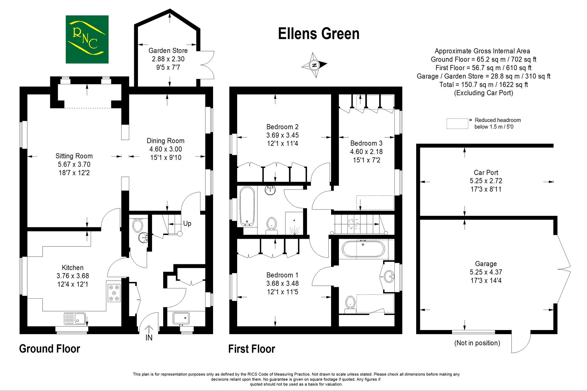 Corner Cottage Furzen Lane, Horsham floorplan